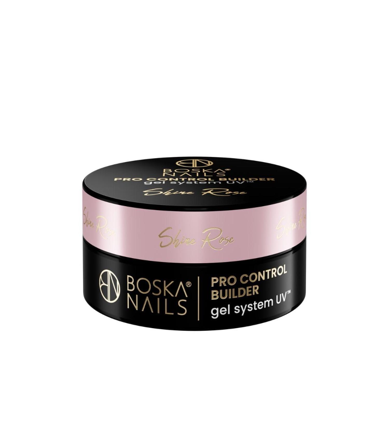 Divine Nails Pro Control Bulder Gel System UV Shine Rose 30 ml