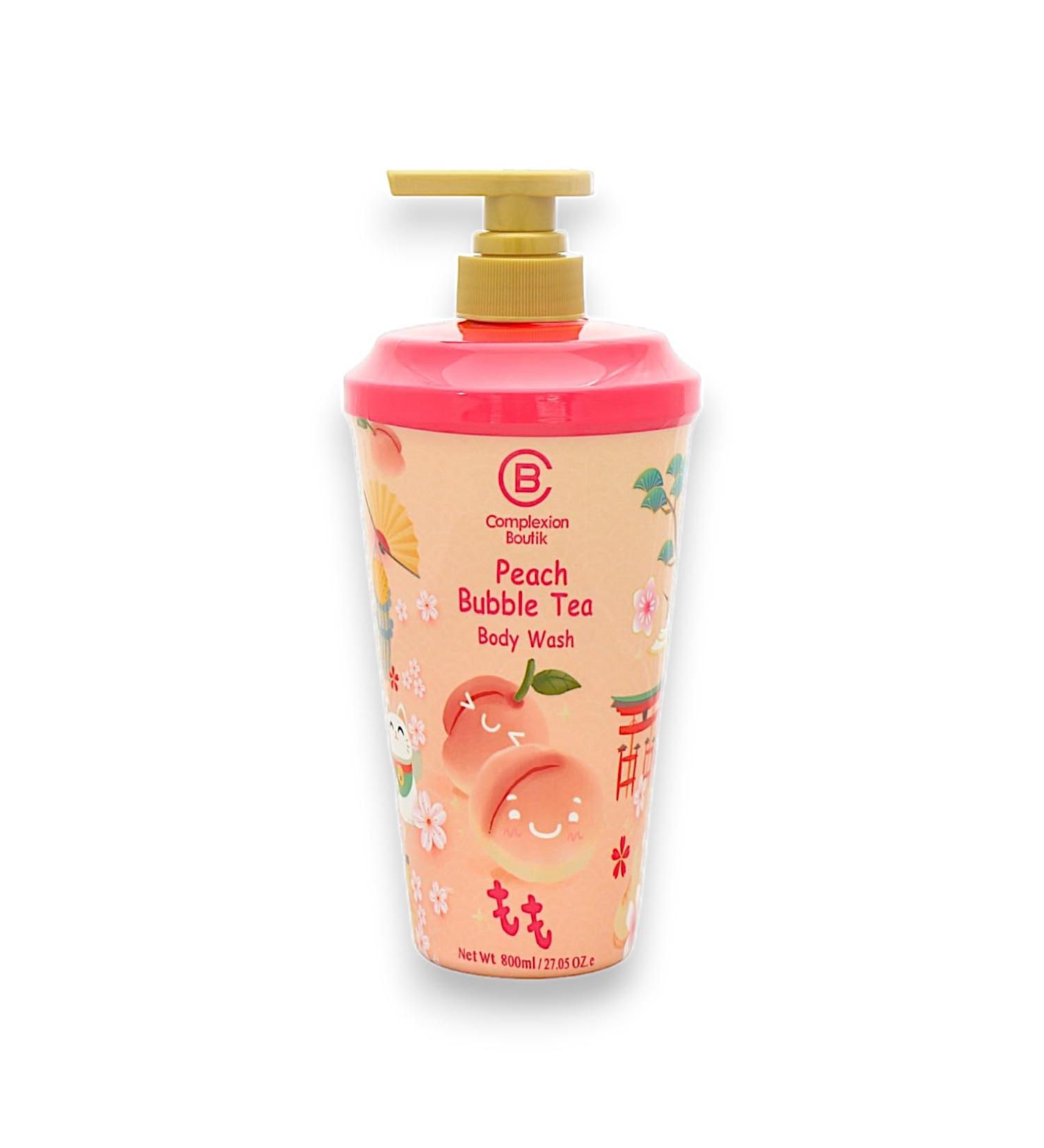 Peach Bubble Tea Body Wash - Nourishing & Refreshing Cleanser for Glow | International Shipping Available - Buy Online on GoSupps.com