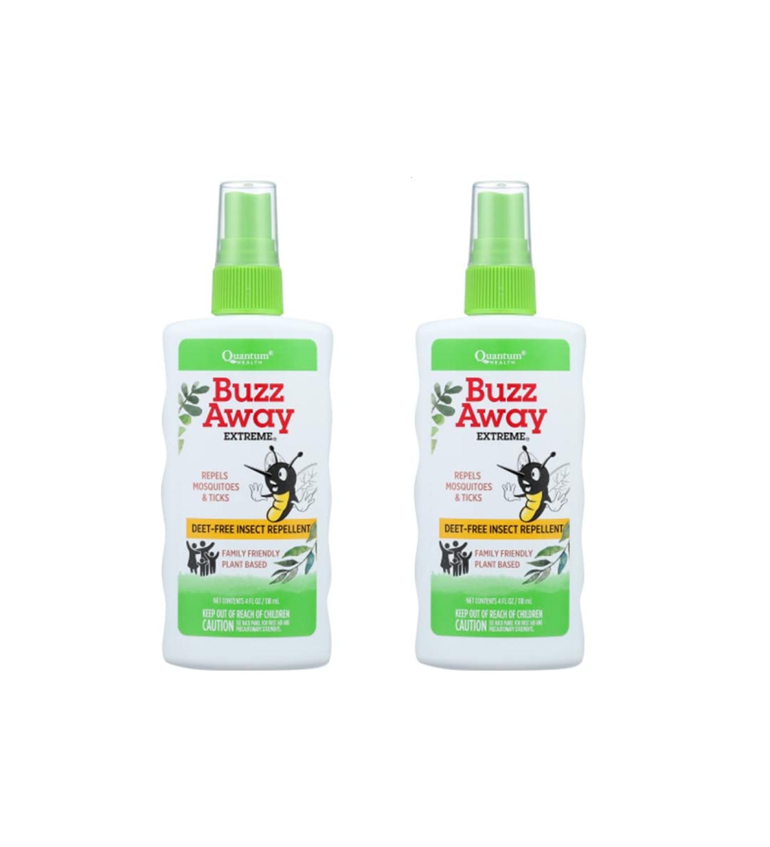 Buzz Away Extreme Natural Insect Repellent - 4 Oz (Pack of 2)