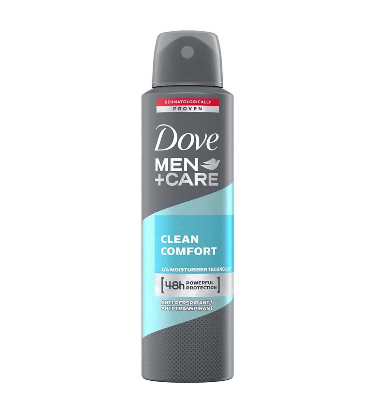 Dove Men+Care Clean Comfort Deodorant Spray 150 ml by Dove - Buy Online on GoSupps.com