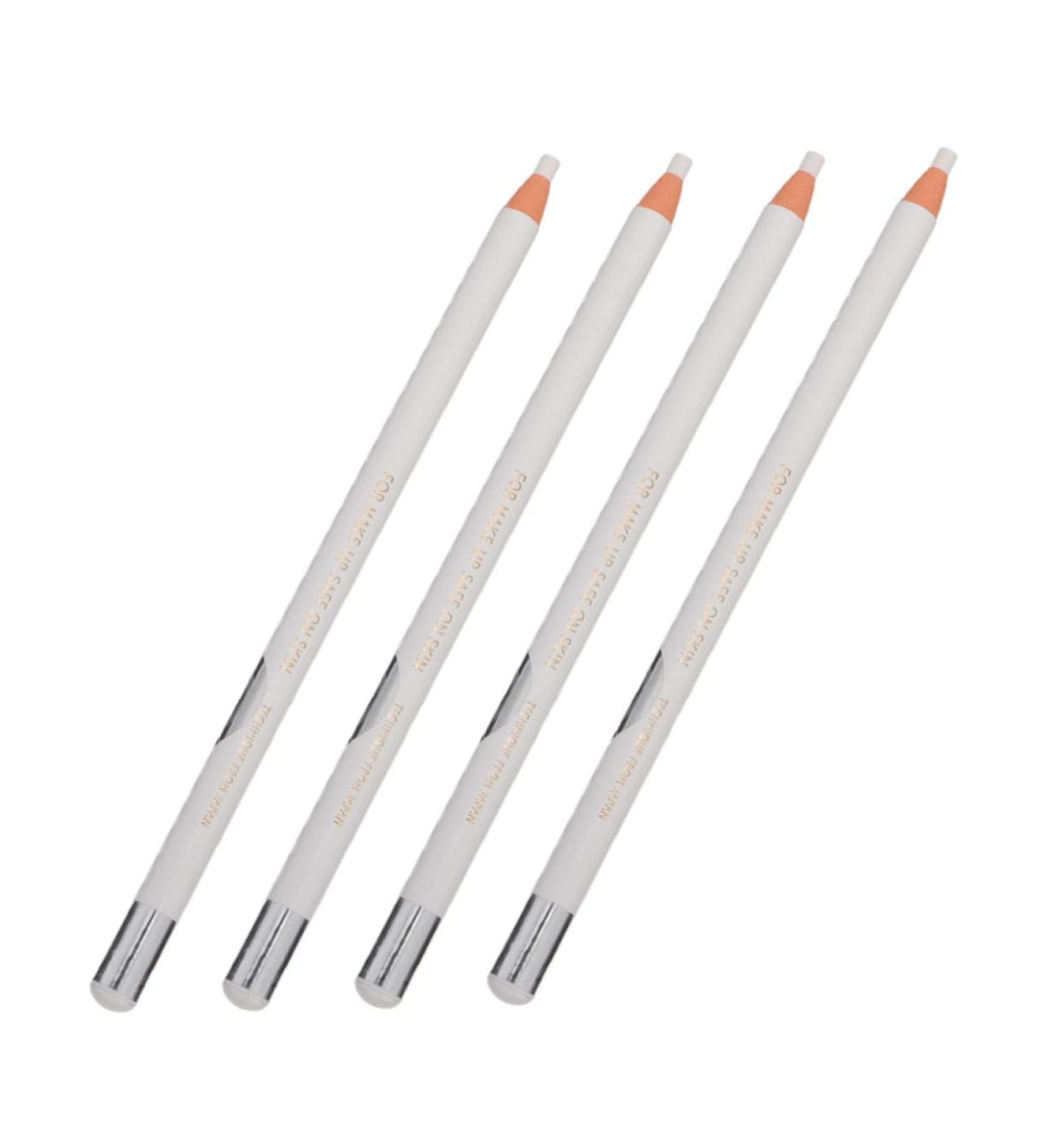 FOMIYES Brow Pencil 4PCS White Line Drawing Eyebrow Pencil eyeliner tattoo pencil brow tattoo pencil cosmetic tool - Buy Online on GoSupps.com