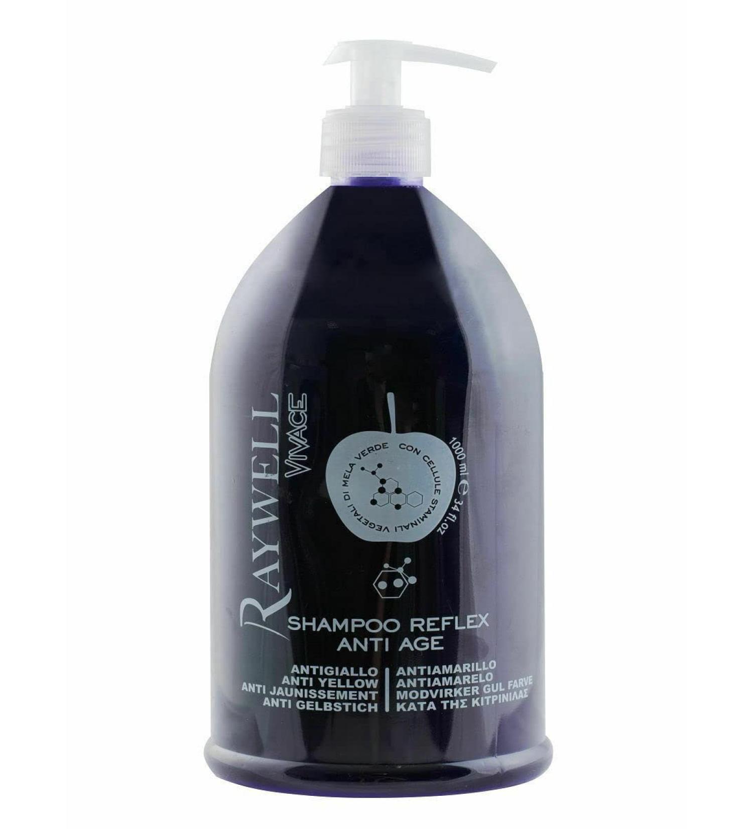 Raywell Vivace Silver anti-yellowing shampoo - 1 liter with pump
