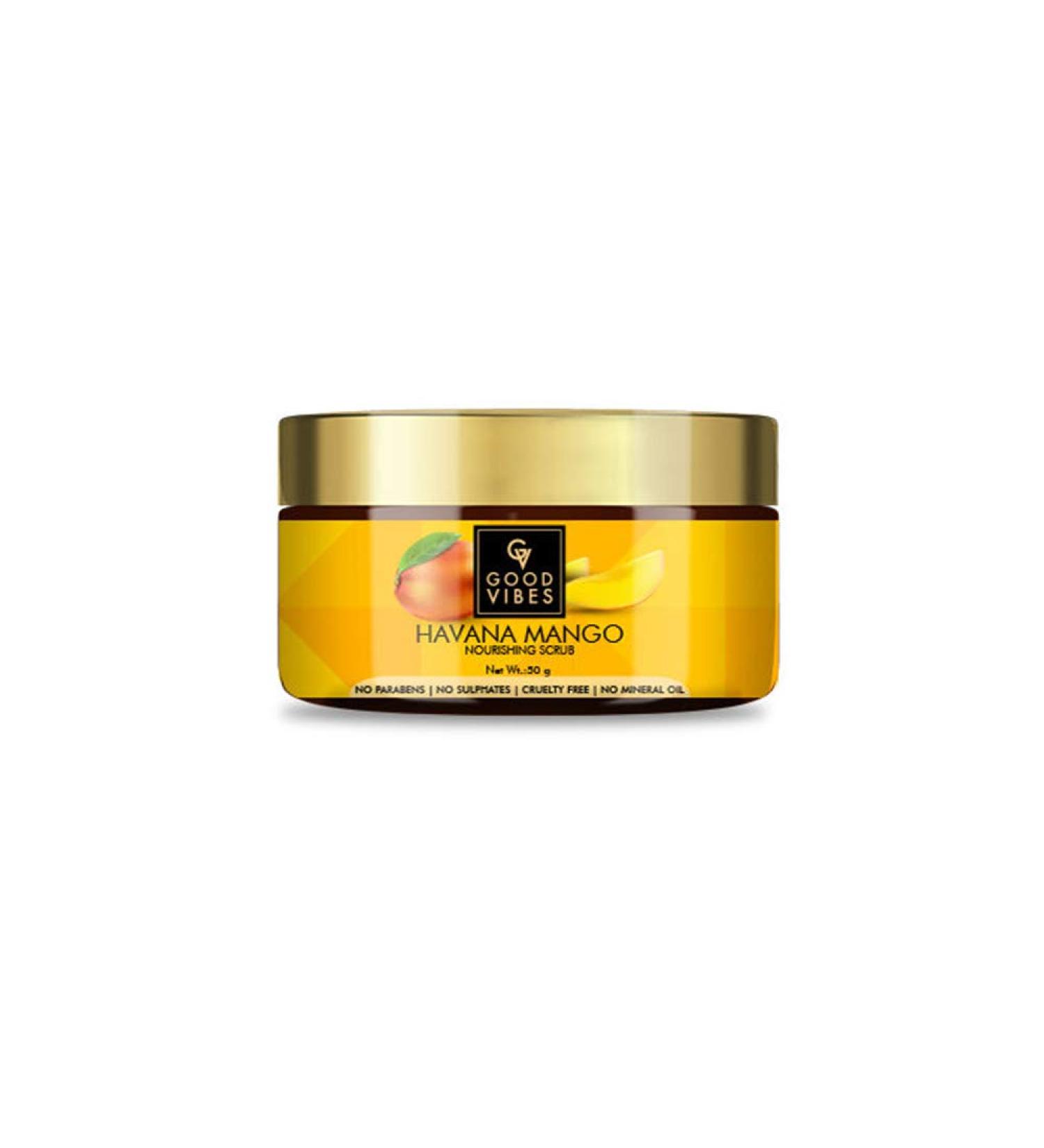 Good Vibes Nourishing Scrub - Havana Mango (50 g) - Buy Online on GoSupps.com