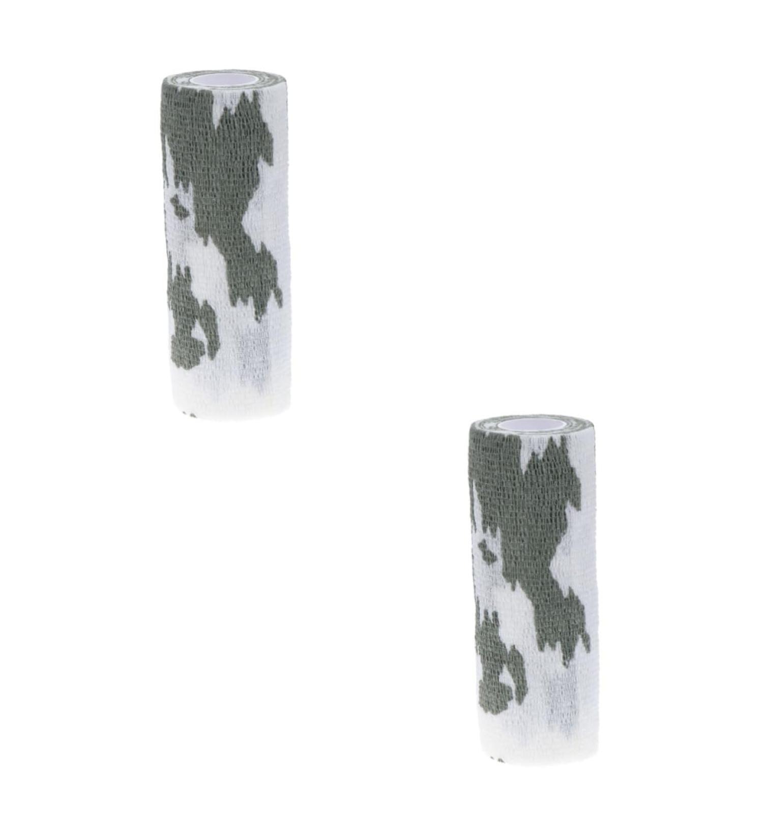 Buy 2 Rolls of Cotton Cohesive Wrap - Self Adhesive Camouflage Tape for Sports & Protective Gear - International Shipping Available - Buy Online on GoSupps.com