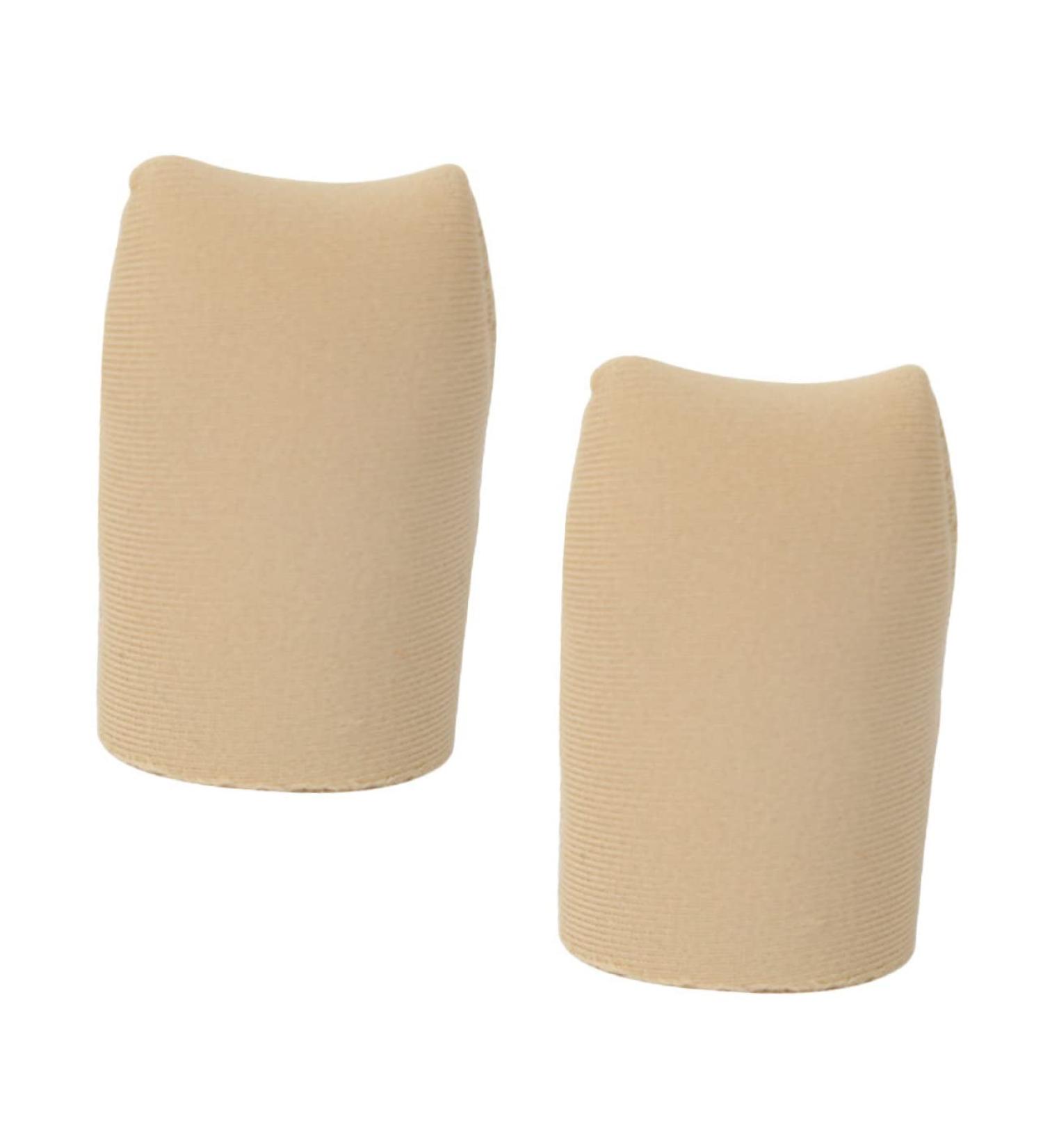 Silicone Big Toe Protectors 2pcs - Sports Nylon & Cotton Sleeves with Gel Buffer Tube - Buy Online on GoSupps.com
