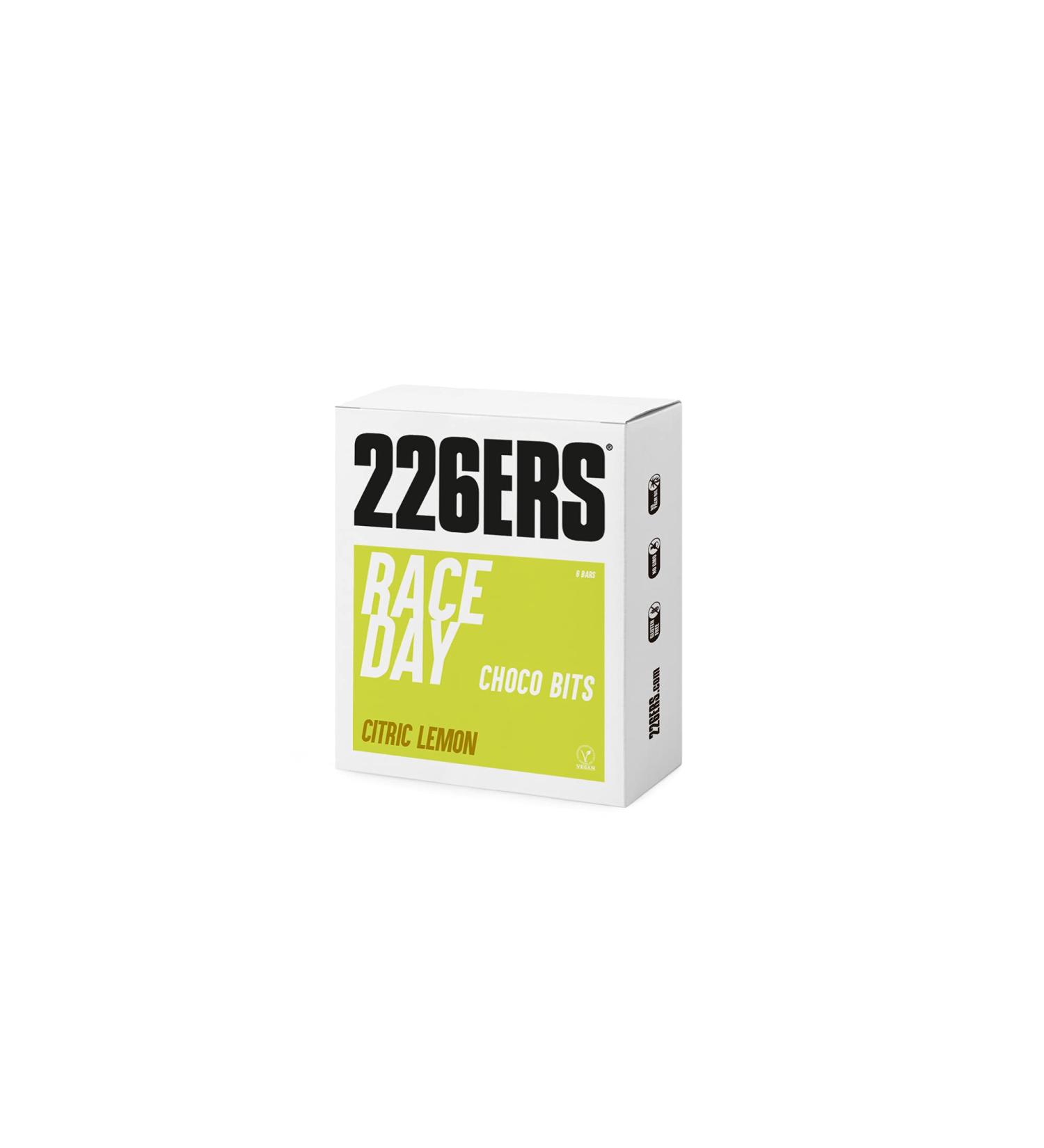 226ERS Box Race Day Bar - Choco Bits Bars 6 bars x 40g lemon flavor - Buy Online on GoSupps.com