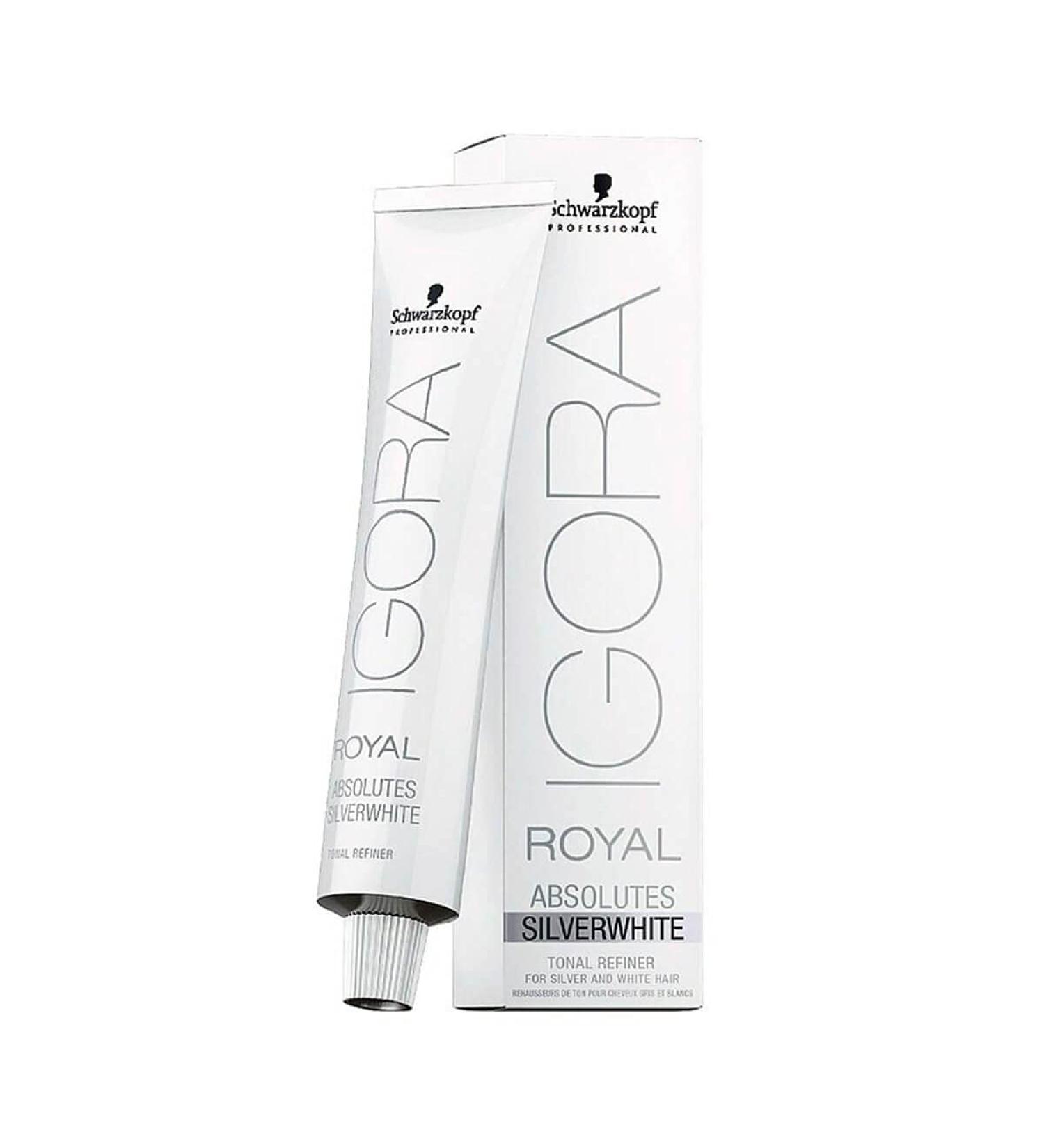 Buy Schwarzkopf Igora Royal Absolutes Silverwhite Grey Lilac Professional Hair Color for Radiant Silver Shades | Shop Internationally Now - Buy Online on GoSupps.com