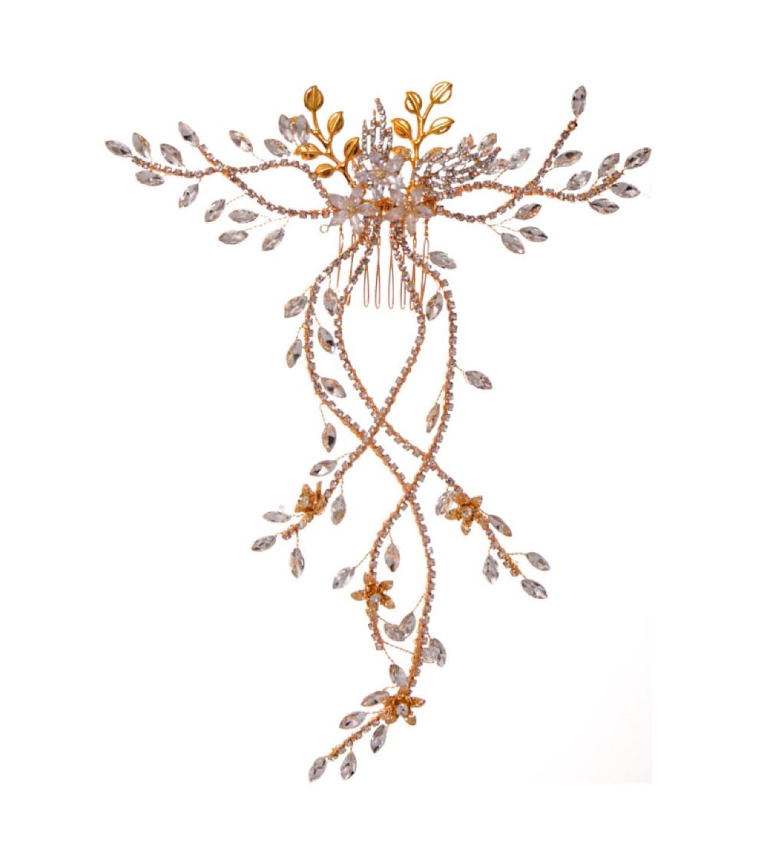 Hanfu Styling Accessory Hanfu Hair Ornaments Wedding Hair Comb Accessories Crystal Pearl Hair Belt Wedding Bridal Hair Ornaments Hair - Buy Online on GoSupps.com