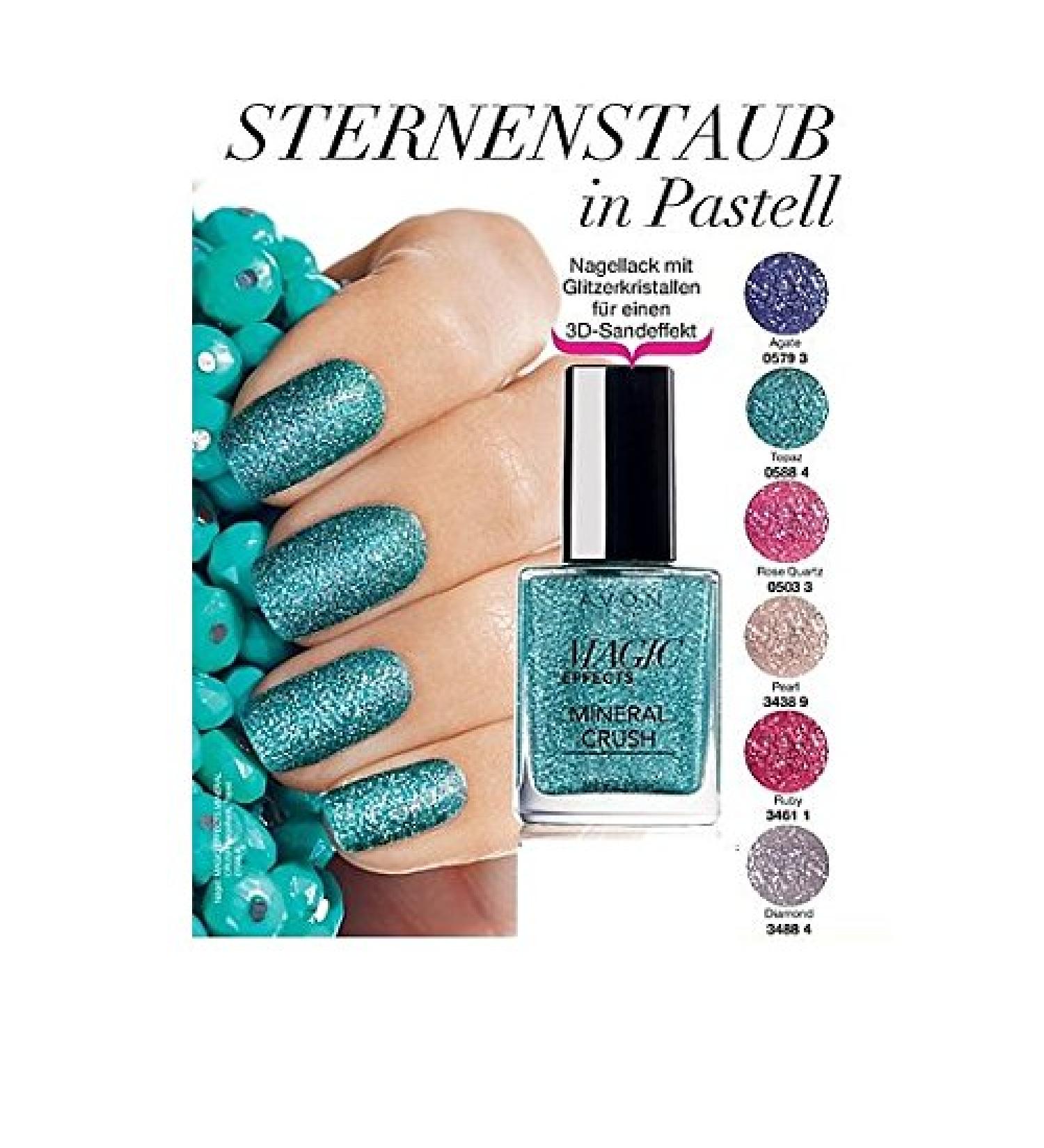 AVON Magic Effects Mineral Crush Nail Polish Color Ruby