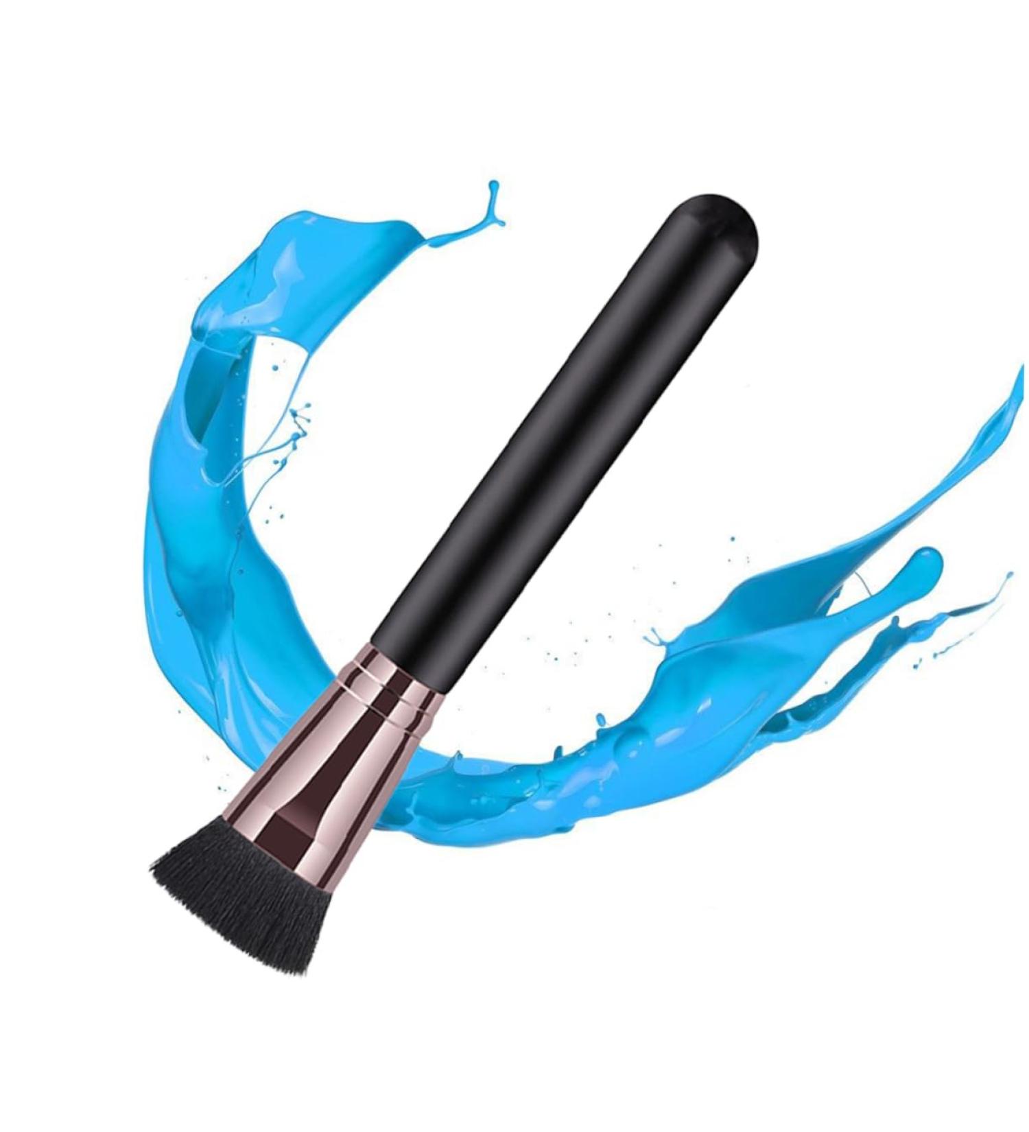 Beaupretty Makeup Foundation Brush flat makeup brush flat foundation brush makeup cosmetics brush make up Makeup brush sets Bamboo Thicker Hair - Buy Online on GoSupps.com