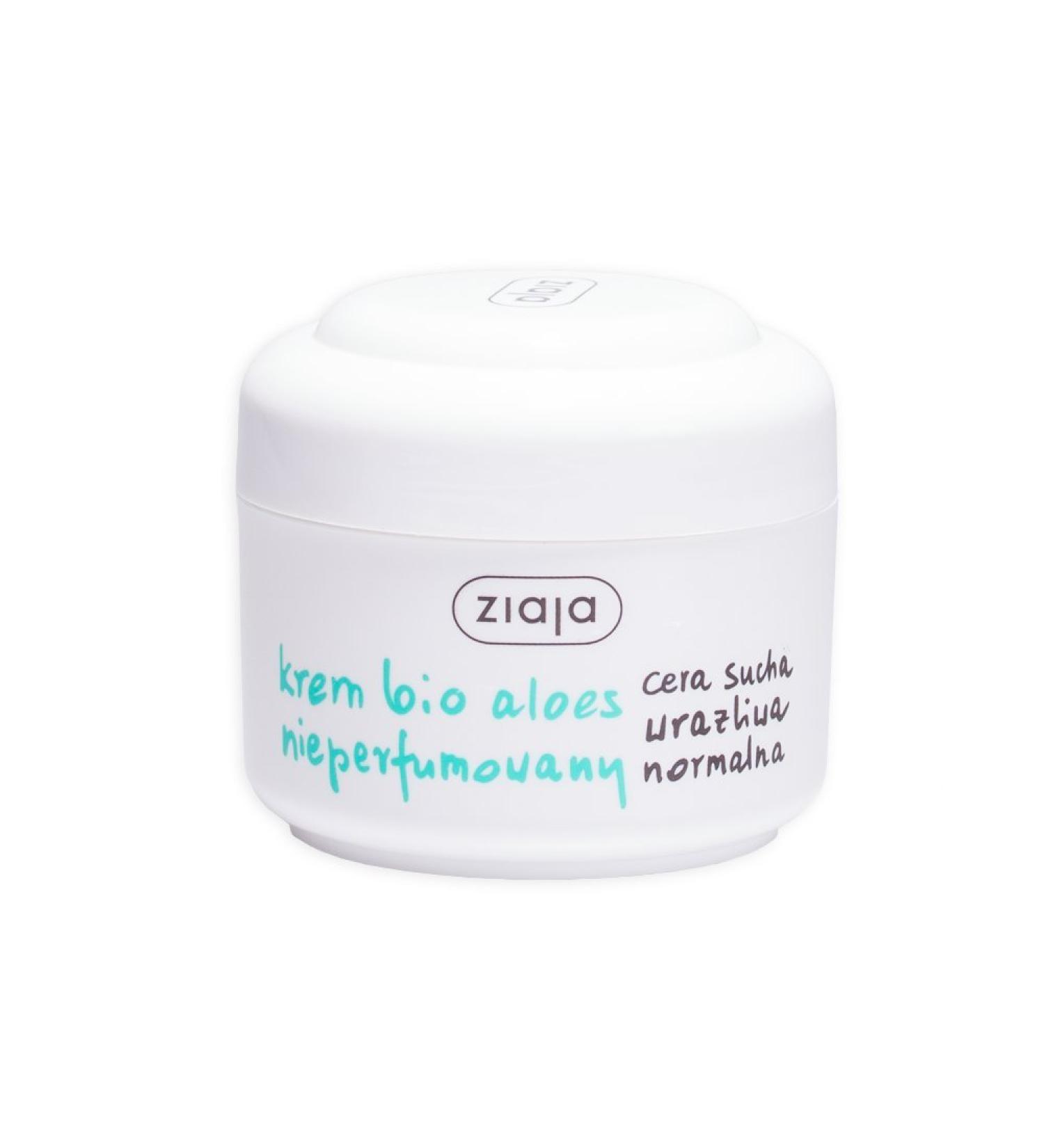 Ziaja Organic Aloe Face Cream Unscented - 50 ml