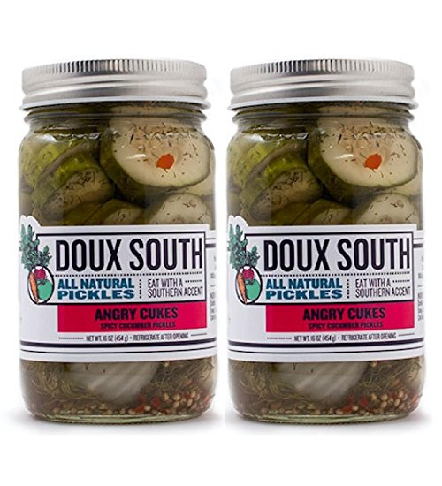 Angry Cukes Dill Pickle Slices - 2 Pack | Crunchy & Delicious - Buy Online on GoSupps.com