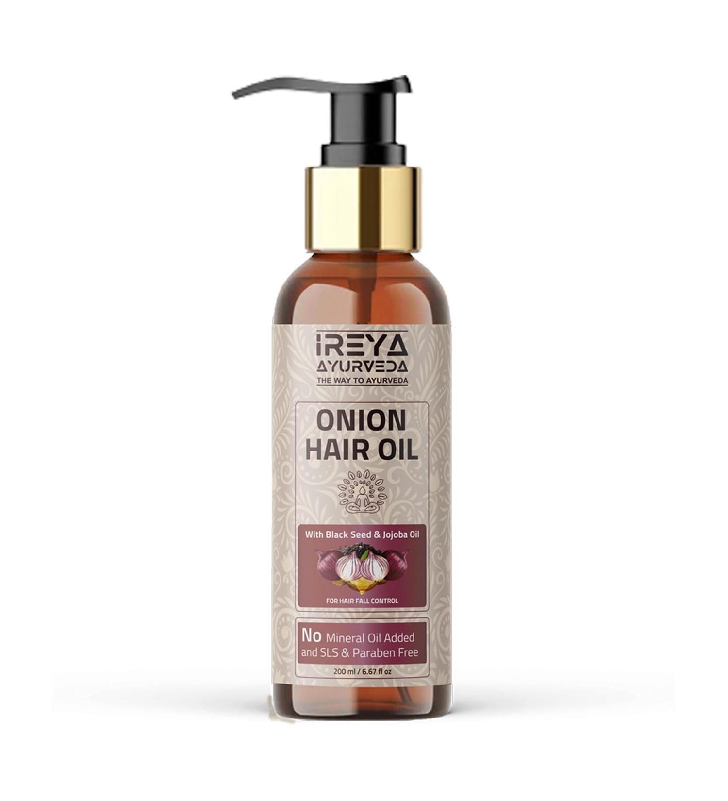 Onion Hair Oil Black Seed for Hair Growth | Red onion hair oil With jojoba oil & Castor Oil 200ml | No minerals and preservatives. - Buy Online on GoSupps.com