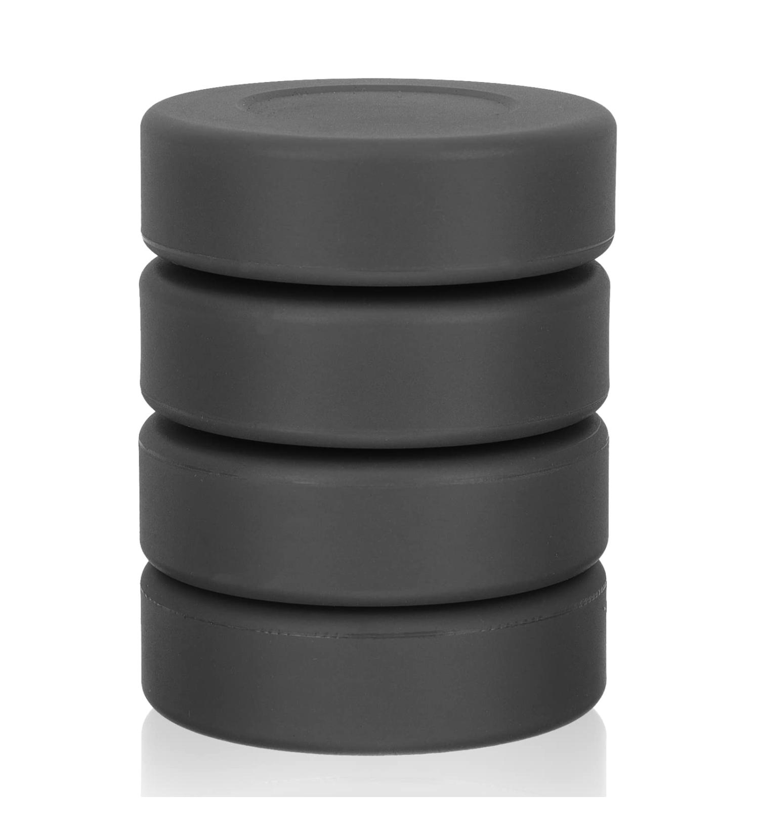 BESPORTBLE 4 PCS Professional Ice Hockey Pucks - Black Practice Balls for Training | International Shipping Available - Buy Online on GoSupps.com