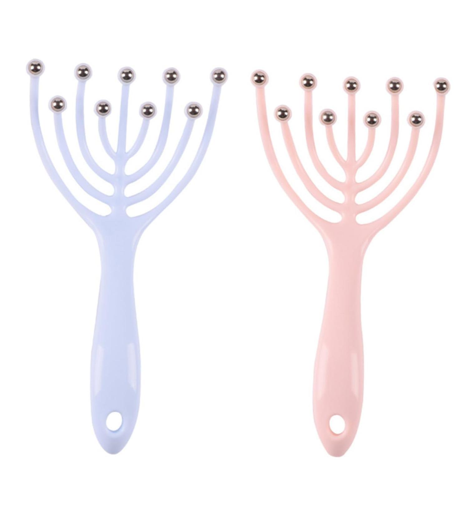 TOVINANNA 2-Piece Scalp Massager Tool - Ultimate Relaxation & Hair Care | International Shipping Available - Buy Online on GoSupps.com