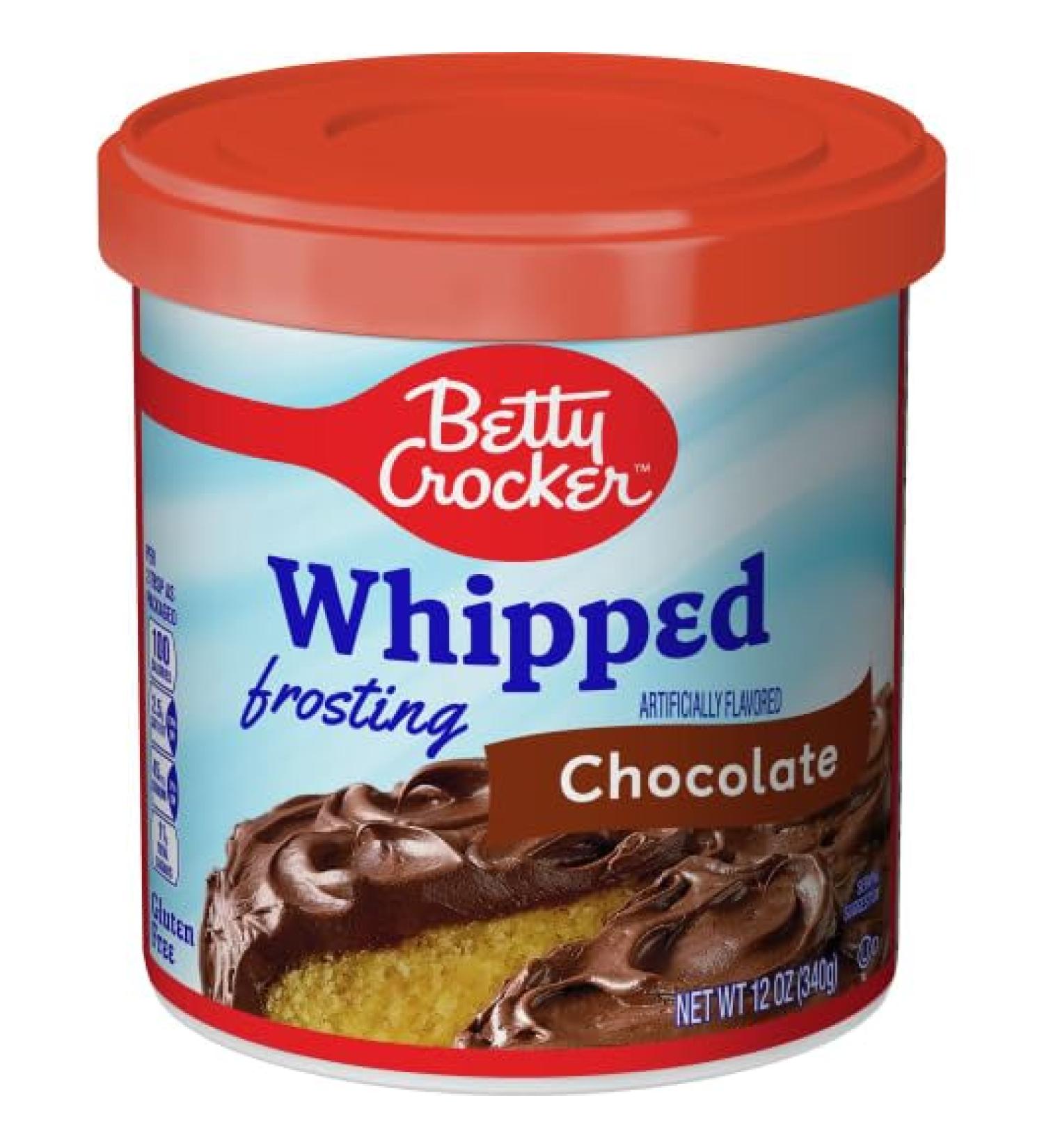 Betty Crocker Whipped Chocolate Frosting 12oz - Buy Online on GoSupps.com