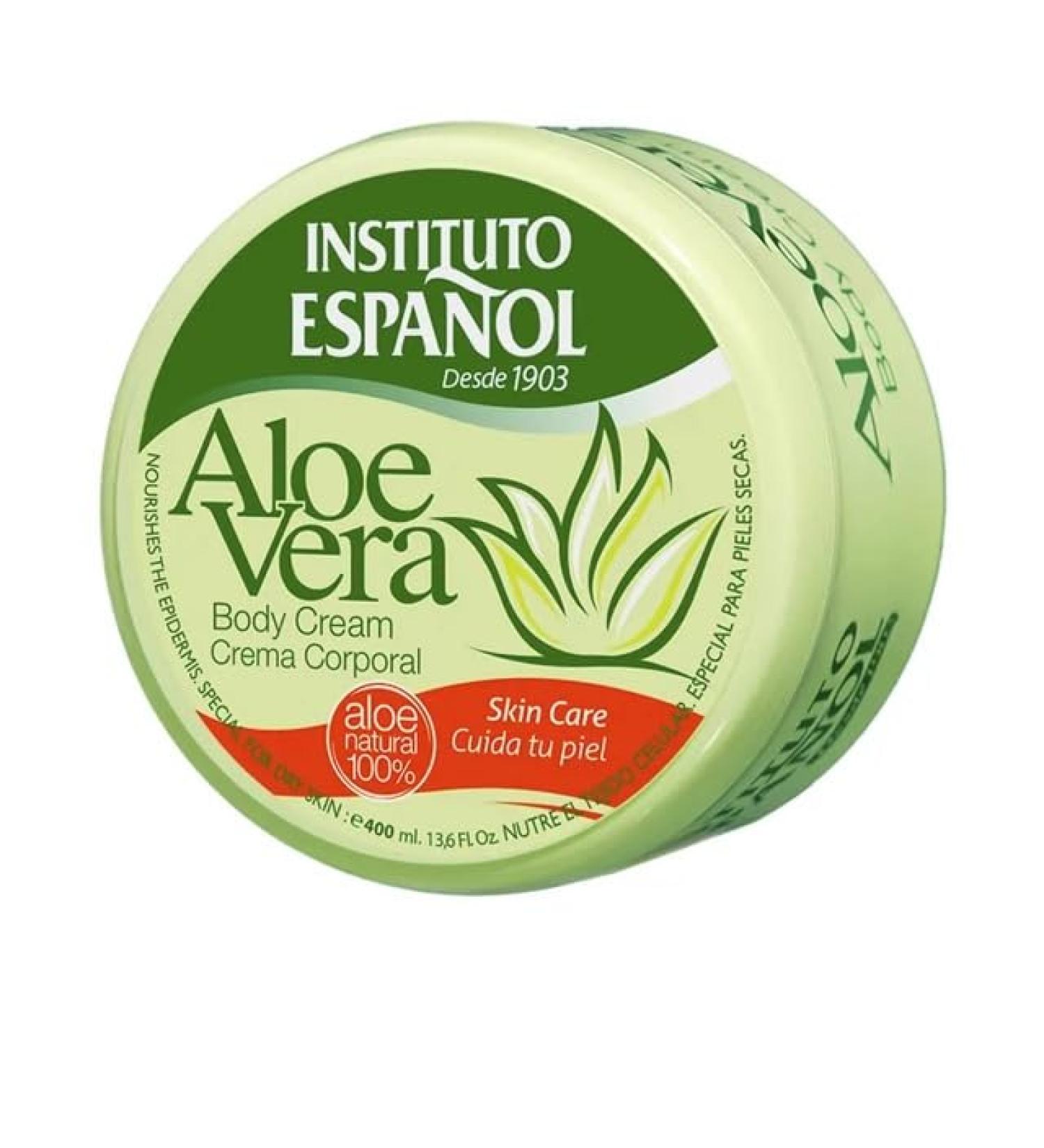 Aloe Vera body cream 400 ml moisturizing body cream for dry skin intensive care with aloe vera - Buy Online on GoSupps.com