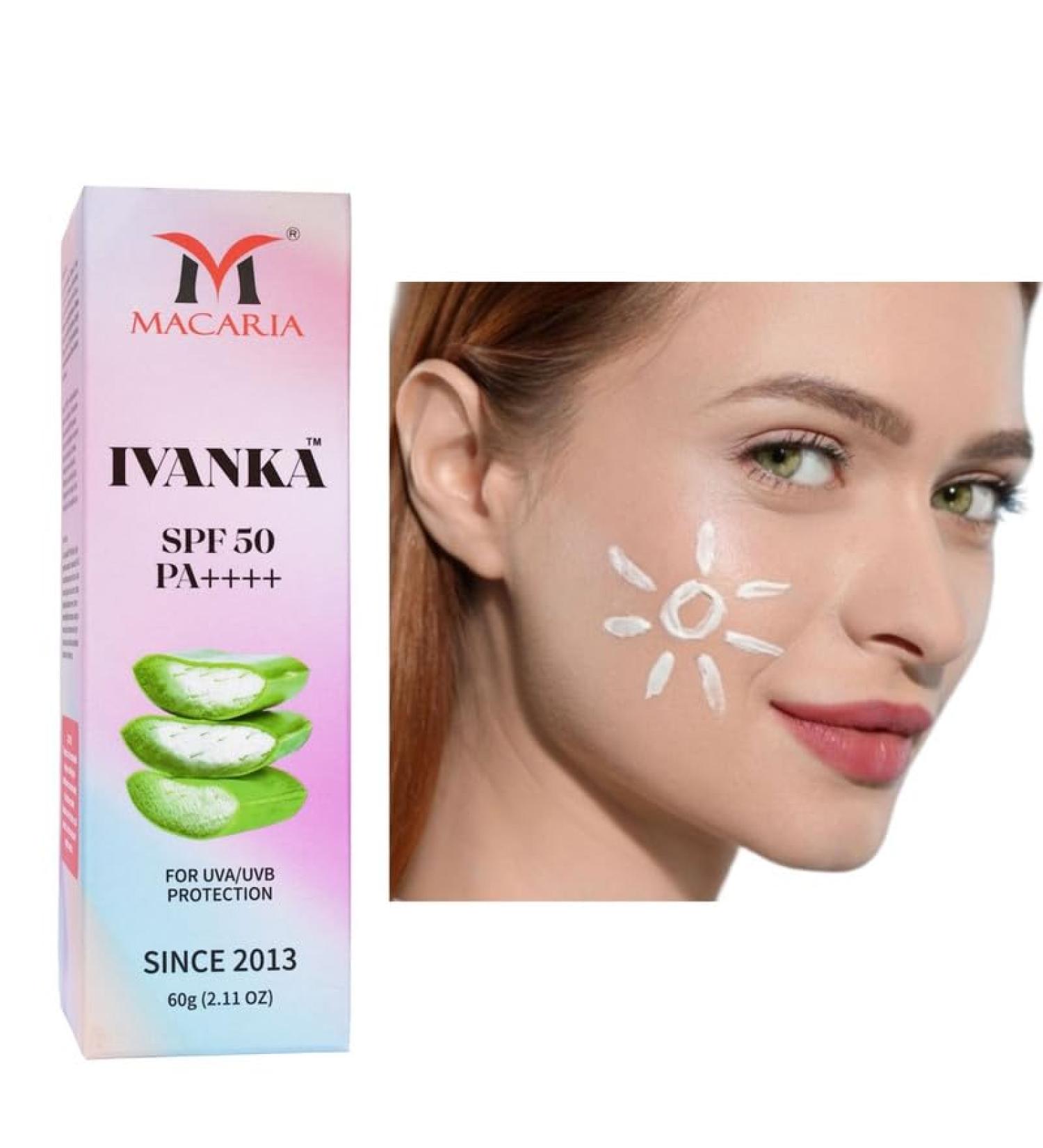  MACARIA IVANKA SPF 50 Sunscreen for Sun Block - Buy Online on GoSupps.com