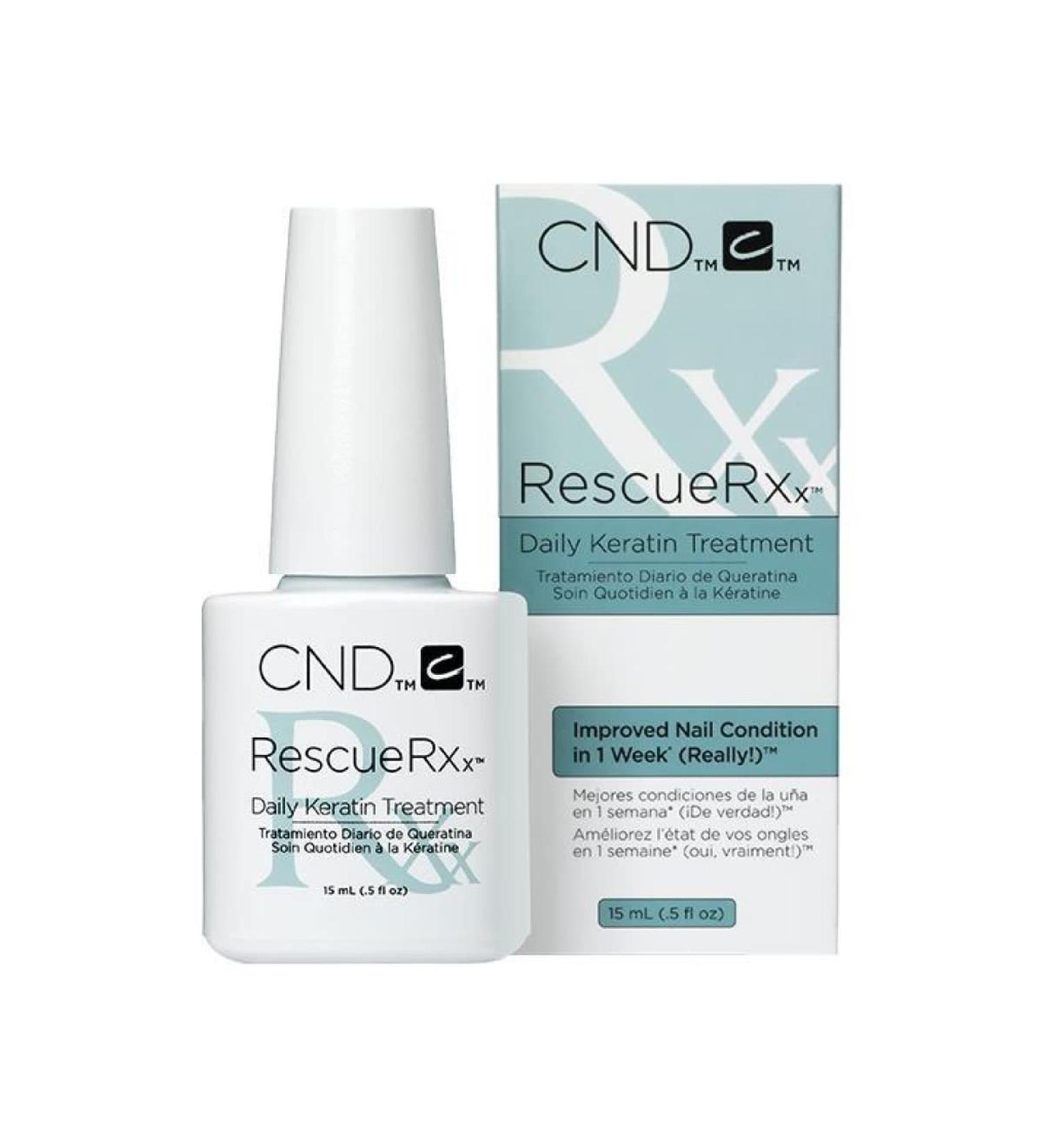 CND RescueRxx Nail Care Daily Treatment - 0.5 Fl Oz (Pack of 1) - Buy Online on GoSupps.com