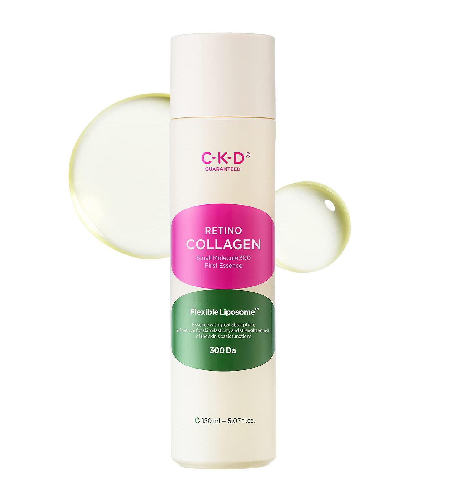 CKD RETINO Collagen Small Molecule 300 Facial Essence - Hyaluronic Acid Retinal & Collagen for Flawless Skin - 150ml (5.29 fl.oz - Buy Online on GoSupps.com