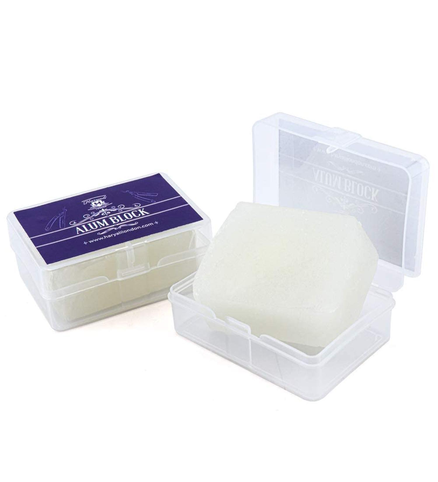 Alum Block Wet Shave Bloc - After Shave Blood Stopper Antiseptic Astringent 1 Count - Buy Online on GoSupps.com