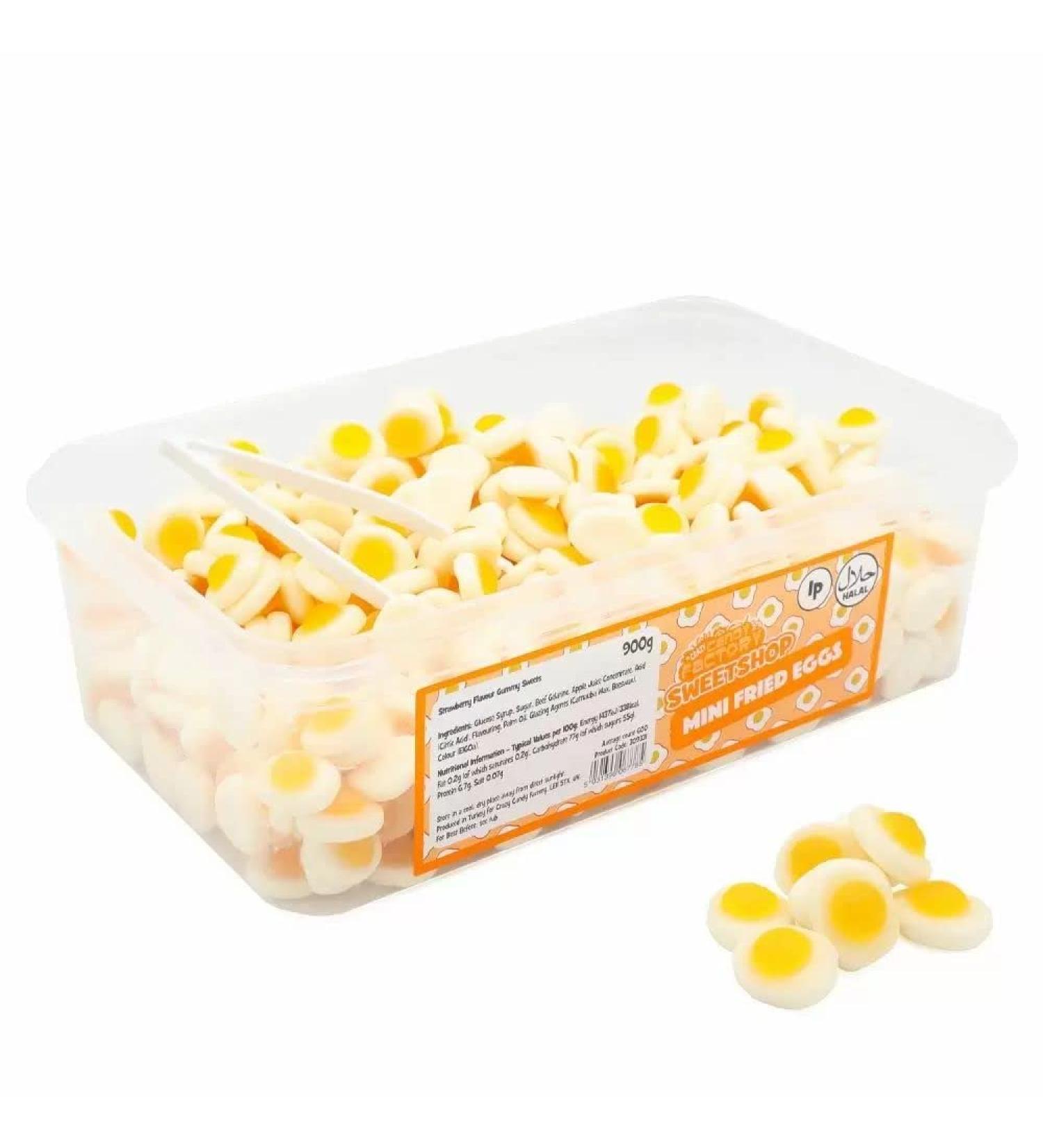 Mini Fried Eggs - 1000g Gummy Sweets