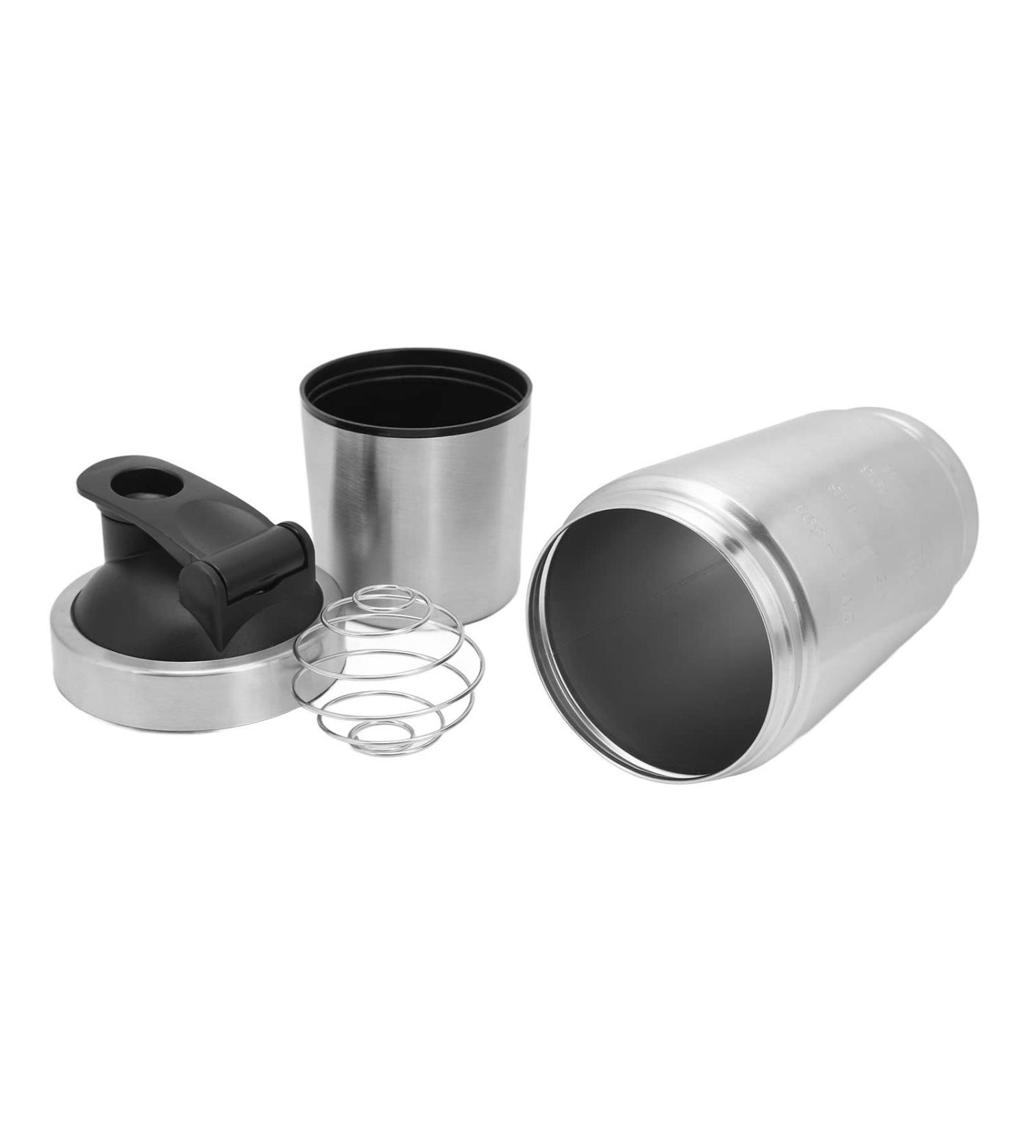 Bouteille Shaker Prot in e Bouteille Shaker Mixeur Bouteille Shaker Portable En Acier Inoxydable tanche Pour les Amateurs De Gym Et les Adolescents - Buy Online on GoSupps.com