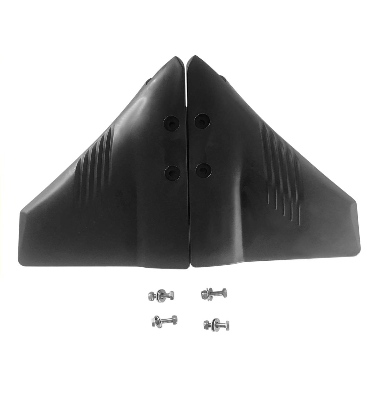 Dorsal-Fin Style Hydrofoil Stabilizer for Outboard Motors 5-150hp | UV-Resistant Black Plastic with SS316 Bolts - Buy Online on GoSupps.com