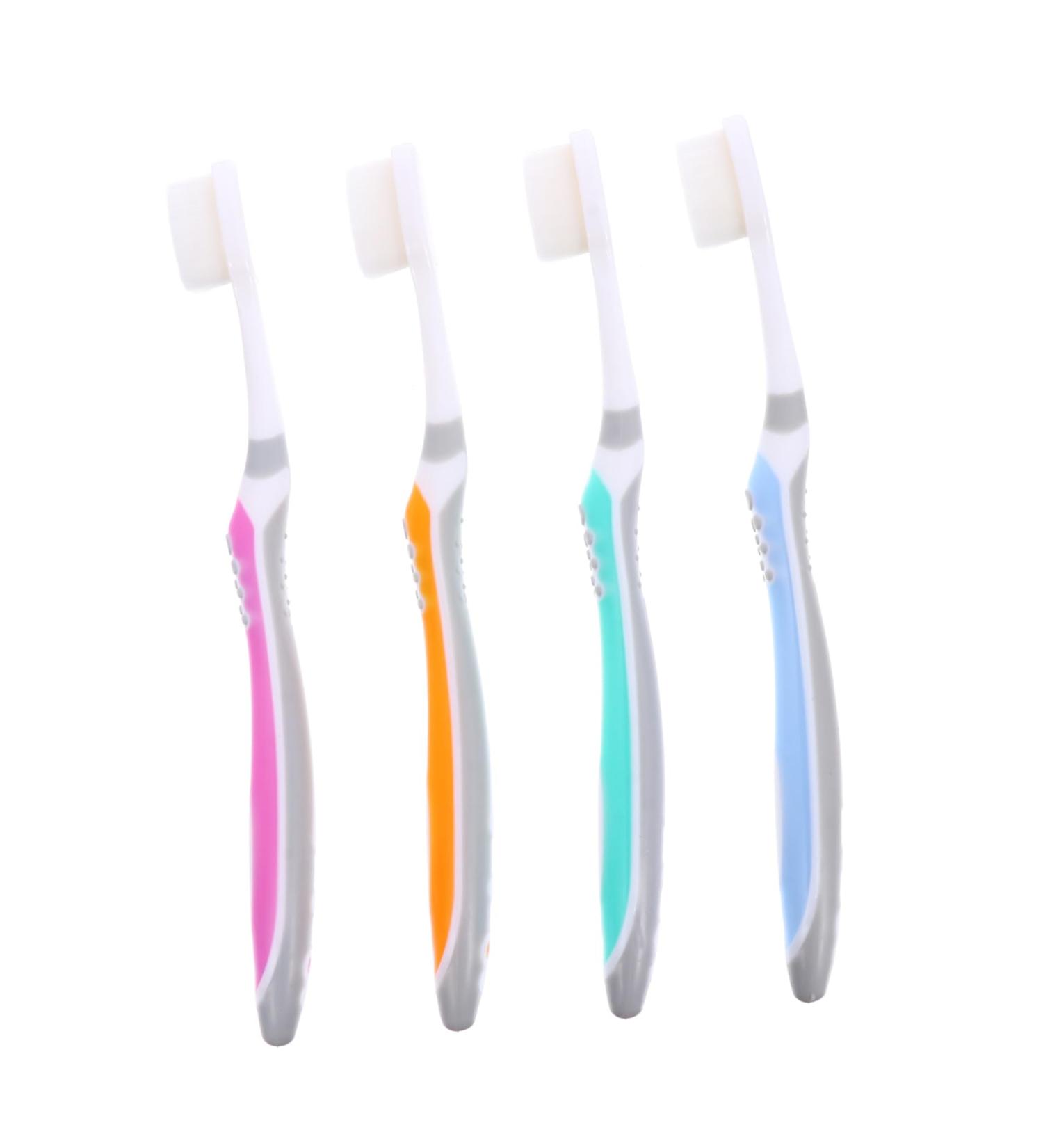 Minkissy 4-Piece Ultrafine Soft Toothbrush Set for Kids | Travel-Friendly Children's Toothbrushes for Gentle Care - Buy Online on GoSupps.com