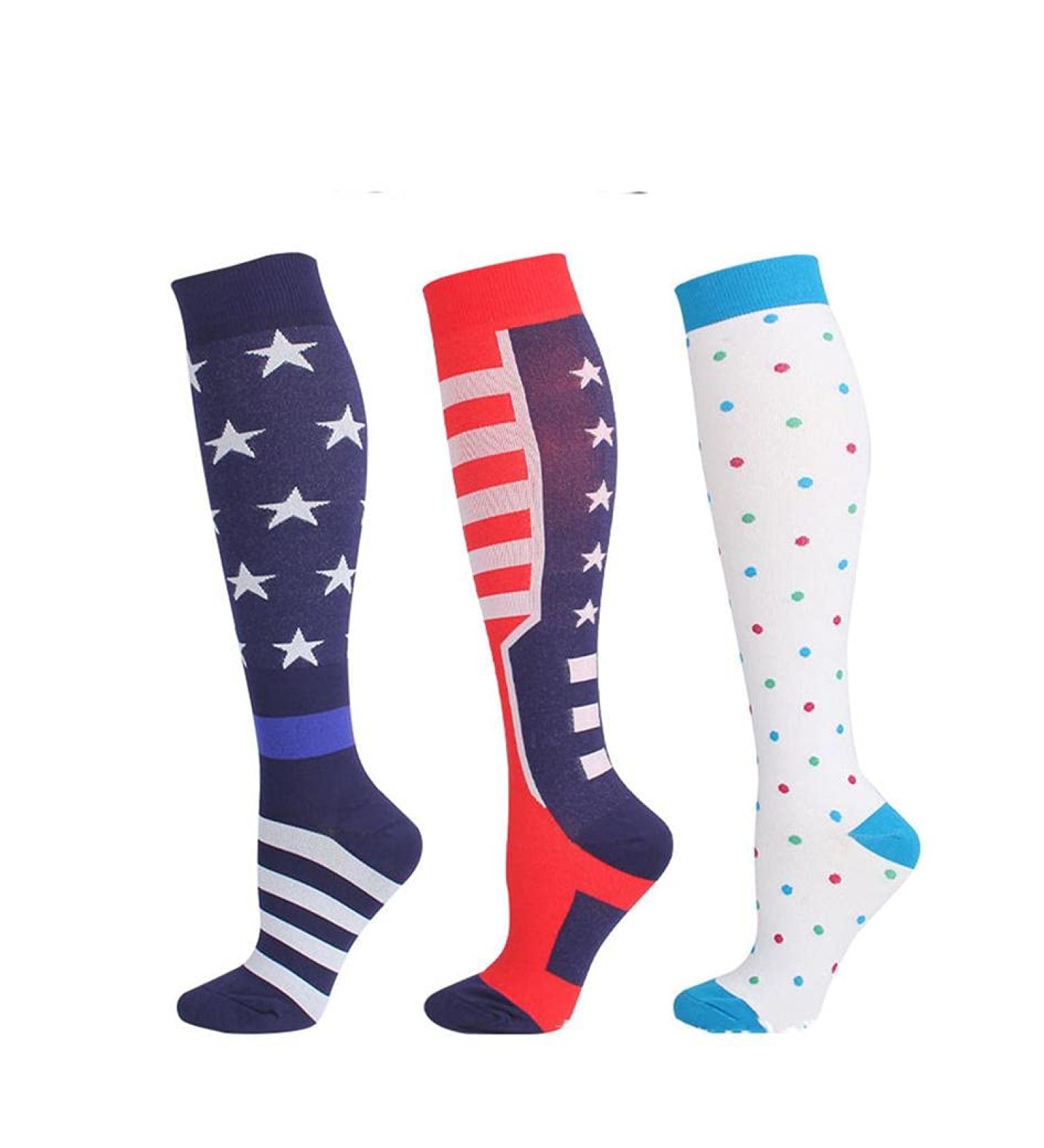 Jilibaba Compression Socks for Men & Women | Winter Knee High Sports Socks for Fitness Running & Travel - Buy Online on GoSupps.com