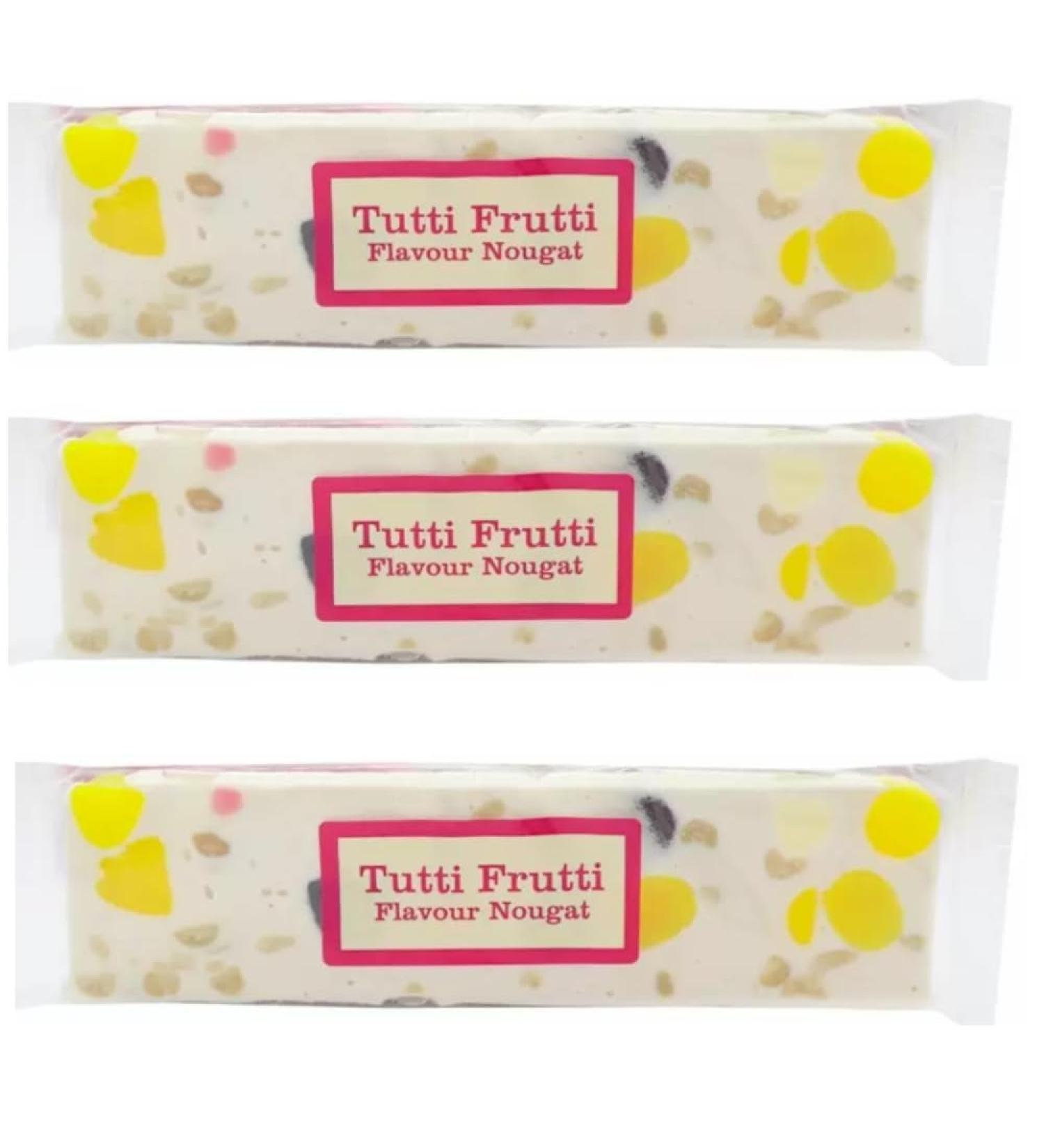 Tutti Frutti Nougat Trio - 3 x 130g Bars| Fruity Bliss in Every Bite!