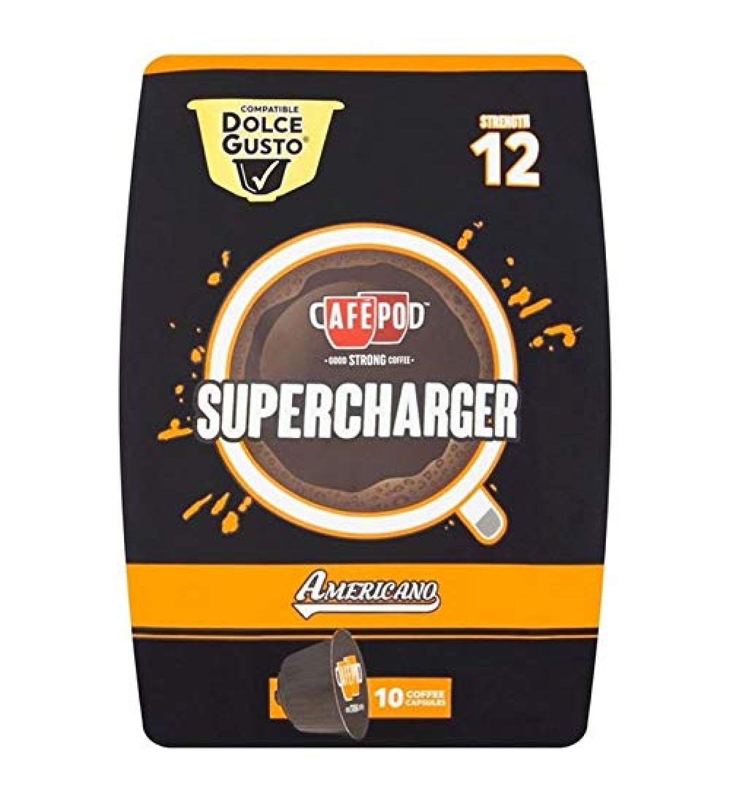 4X CafePod Dolce Gusto Compatible Supercharger 10 per Pack
