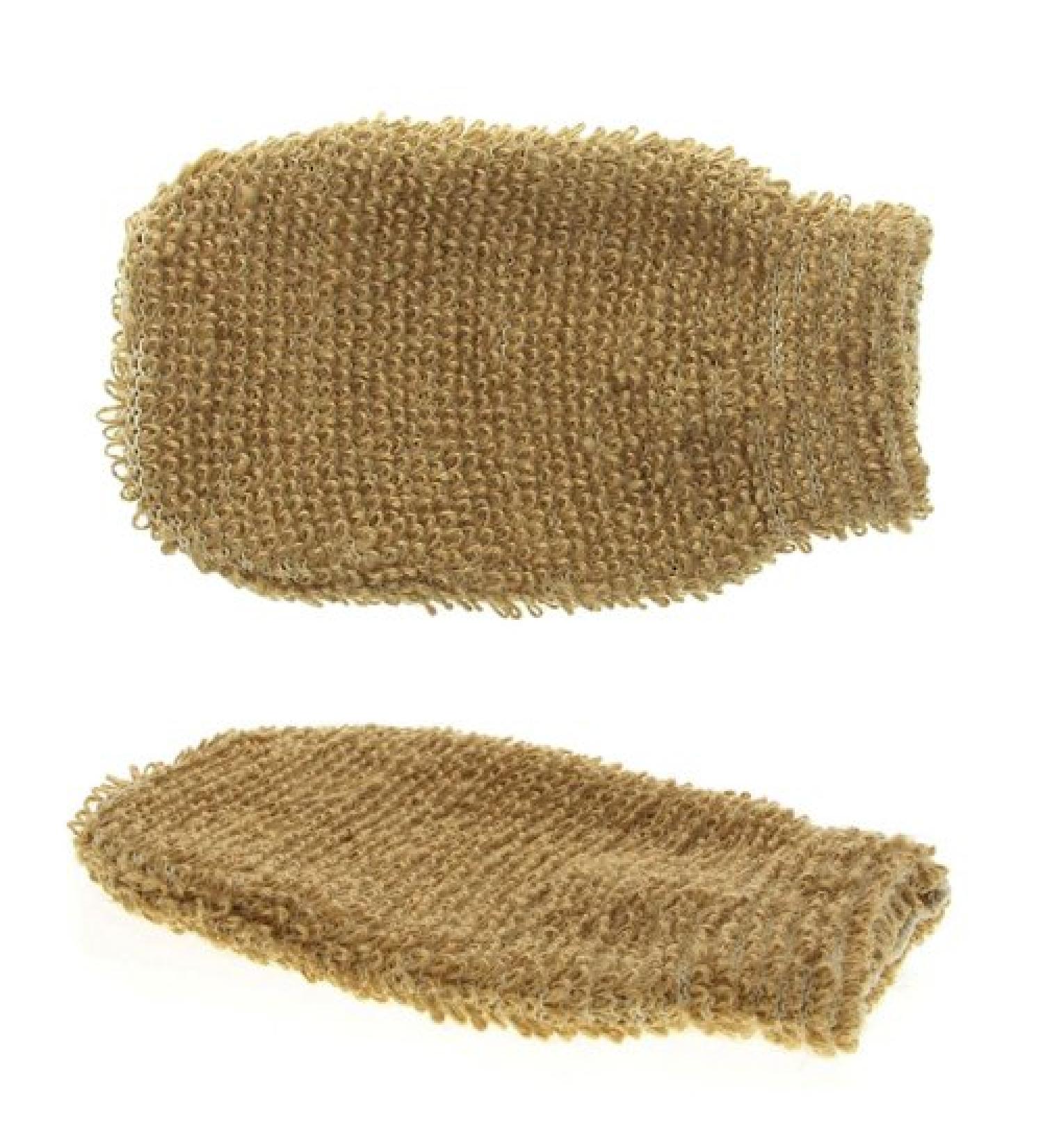 Flax Massage Glove - Gentle Peeling & Intensive Massage for Smooth Skin | International Shipping - Buy Online on GoSupps.com