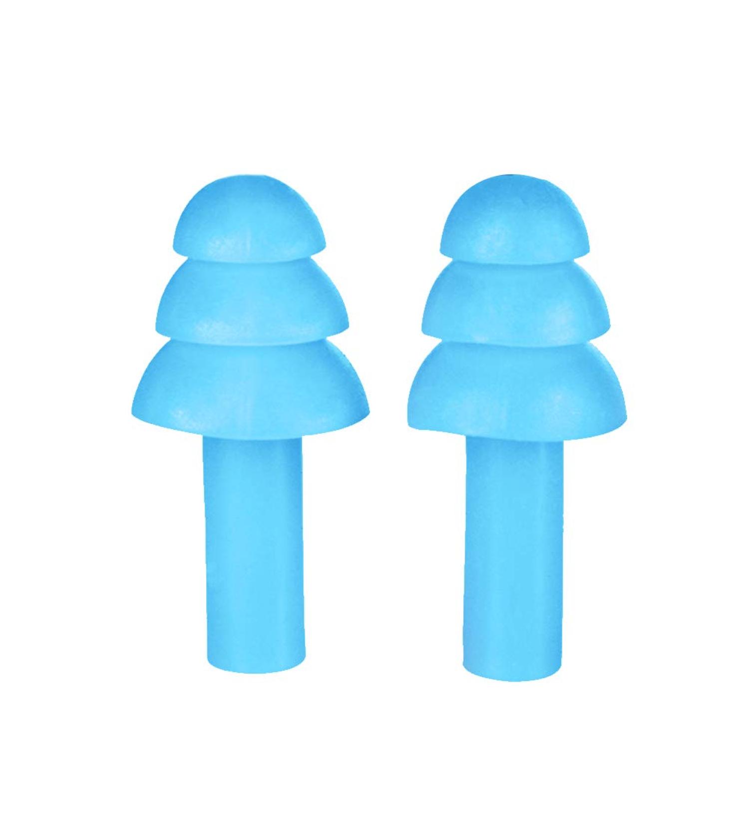 Reusable Silicone Ear Plugs - Waterproof Comfortable Noise Reduction for Swimming Concerts & Airplanes | Best International Shipping - Buy Online on GoSupps.com