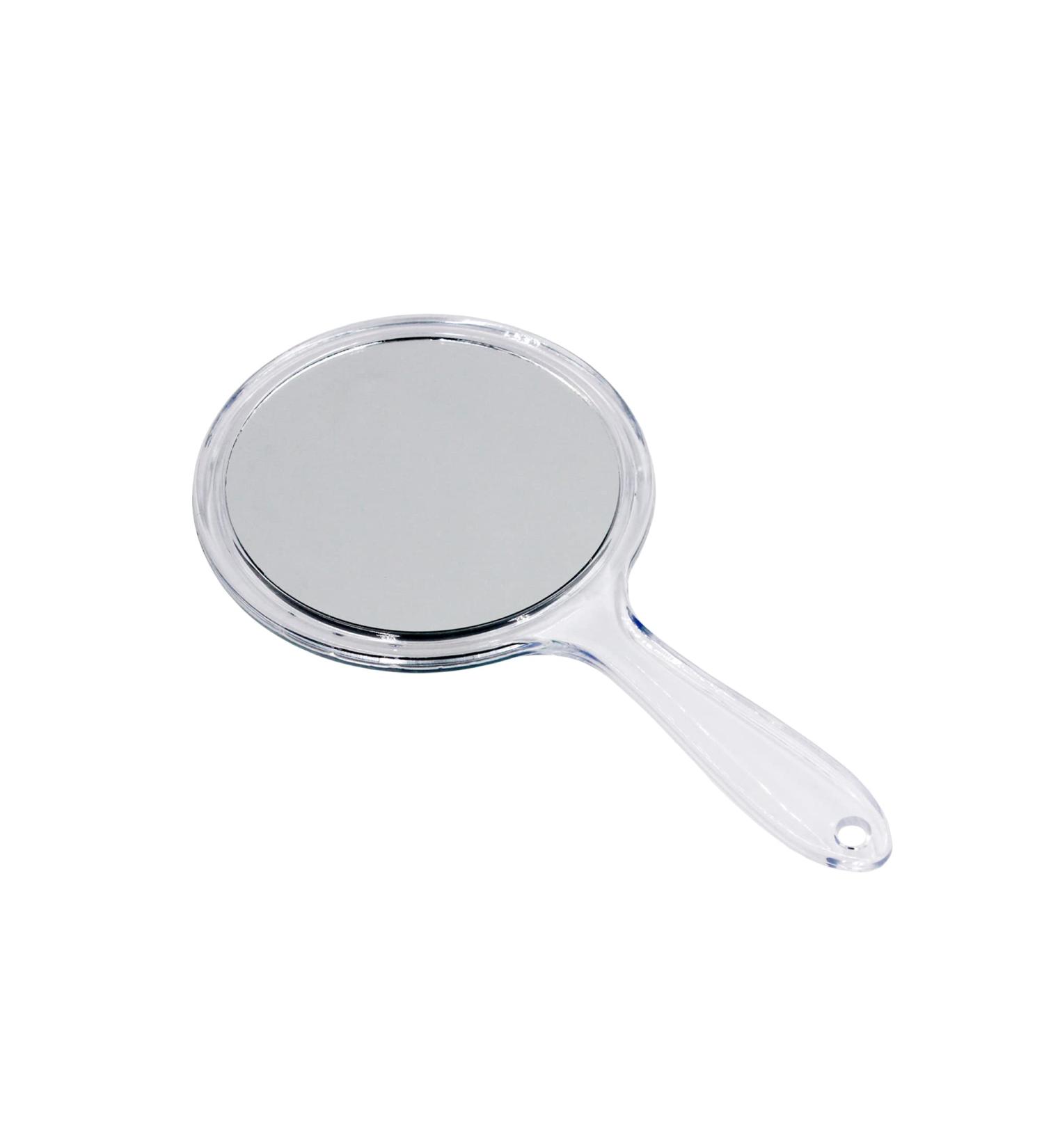 OIGUMR Small Double-Sided Handheld Mirror 1X/2X - Cute Hand Mirror 4.5 x 8.2 inch Clear Design - 1Pcs - Buy Online on GoSupps.com