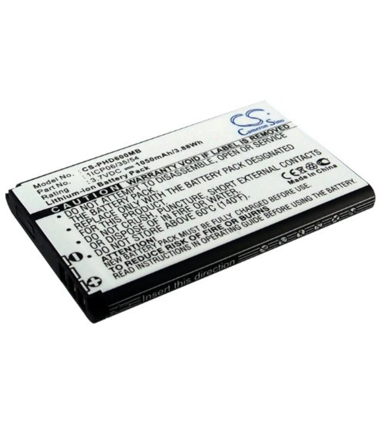 Replacement Battery for Detewe Vision 4000 - 1050mAh Li-ion | International Shipping Available - Buy Online on GoSupps.com
