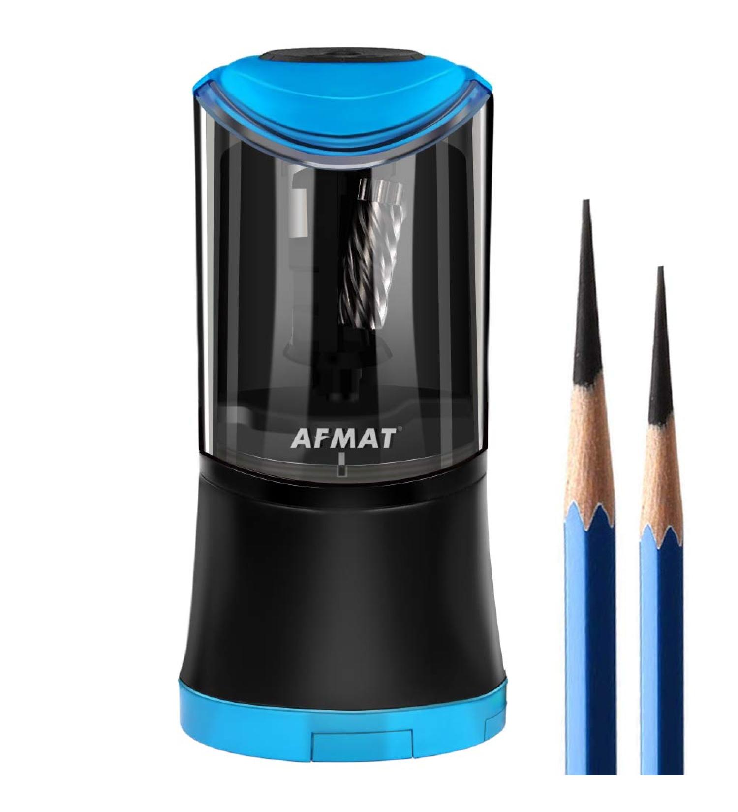 AFMAT Artist Pencil Sharpener  Charcoal Pencil Sharpener  Long Point Pencil Sharpener  Art Pencil Sharpener for 6-9.6mm Large Pencils  Rechargeable Pencil Sharpeners for Art Pencils-Blue - Buy Online on GoSupps.com