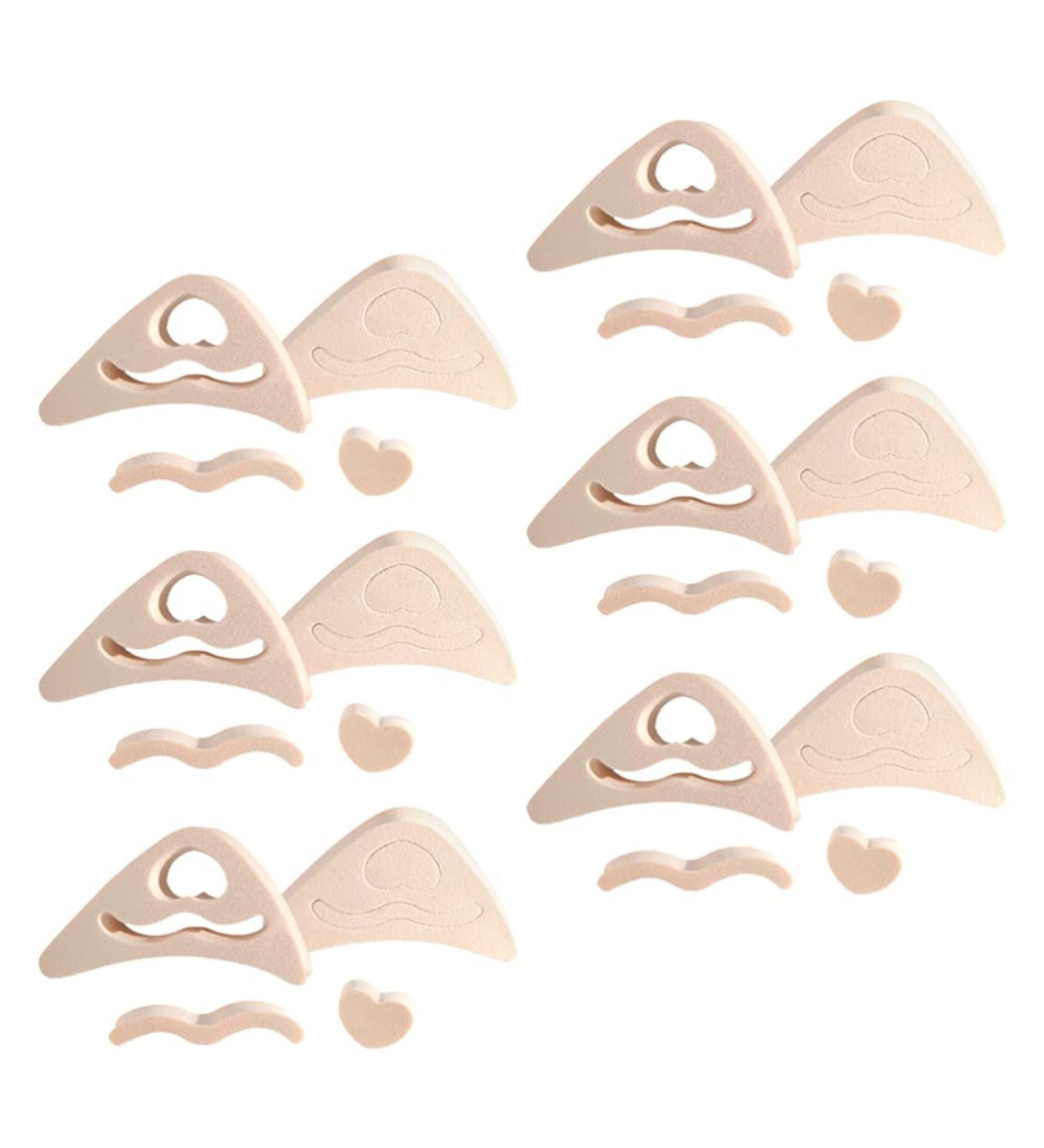 6 Pairs Toe Plug Shoe Filler for Women - High Heel Insoles & Pads for Dressy Shoes - Comfort & Fit Solution in Beige - Buy Online on GoSupps.com