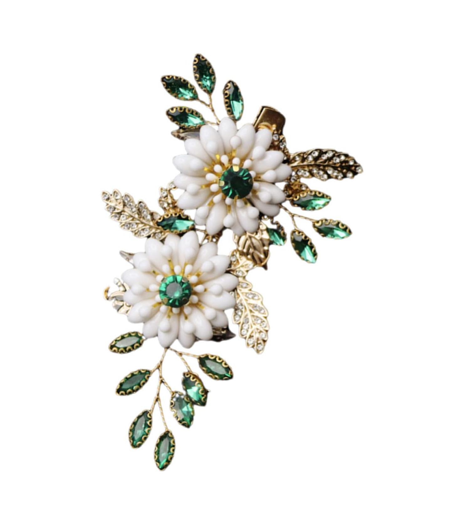 POPETPOP Hair Clips for Women Hair Accessories Flower Hairpin Hairpin Metal Hairpin Hair Clips Decoration Bridal Hair Clips Wedding Hair Clips Bride Hair Clips Women Hairpins - Buy Online on GoSupps.com