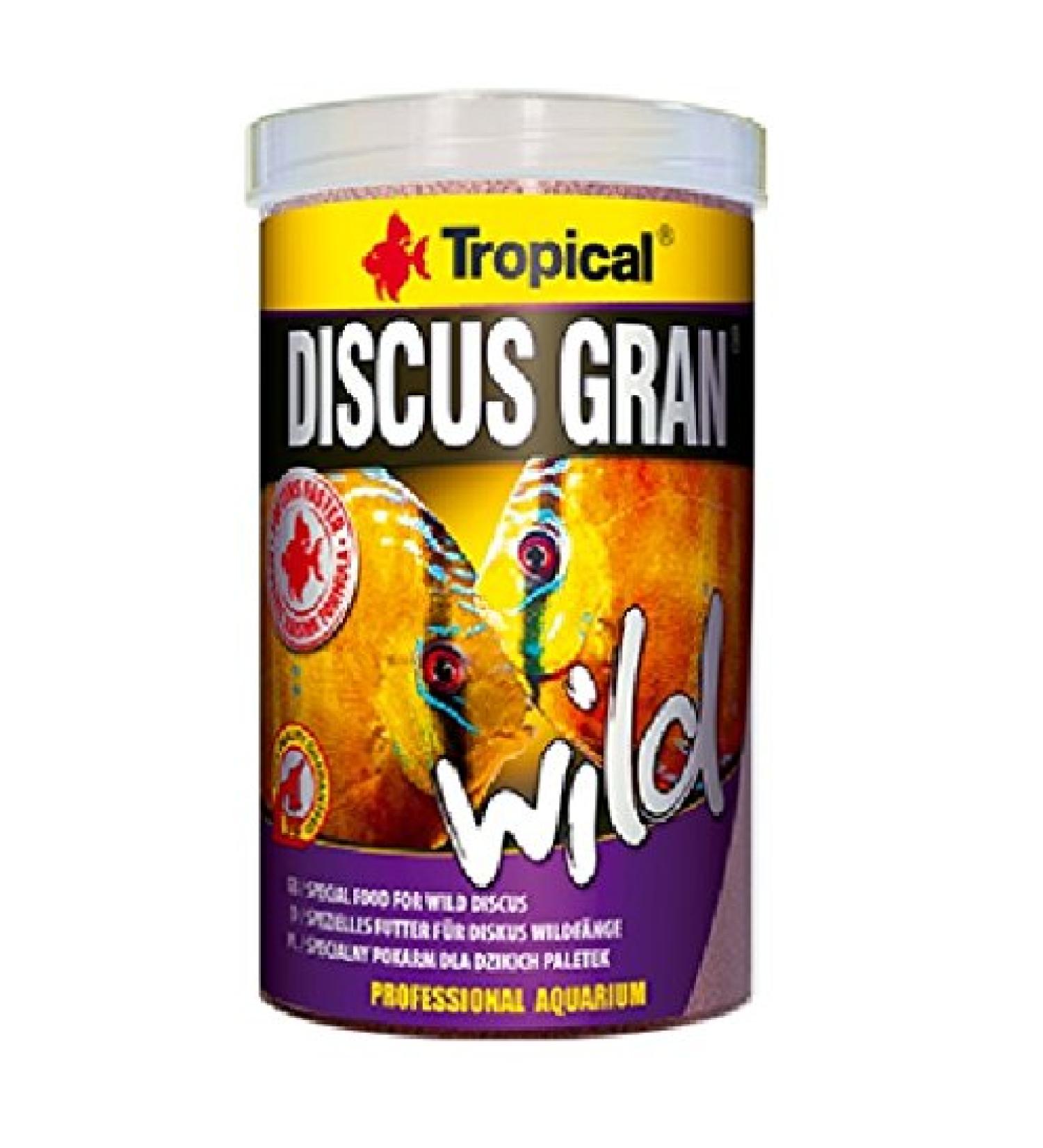 TROPICAL Discus Gran Wild Aquarium Food 250 ML Pack of 2