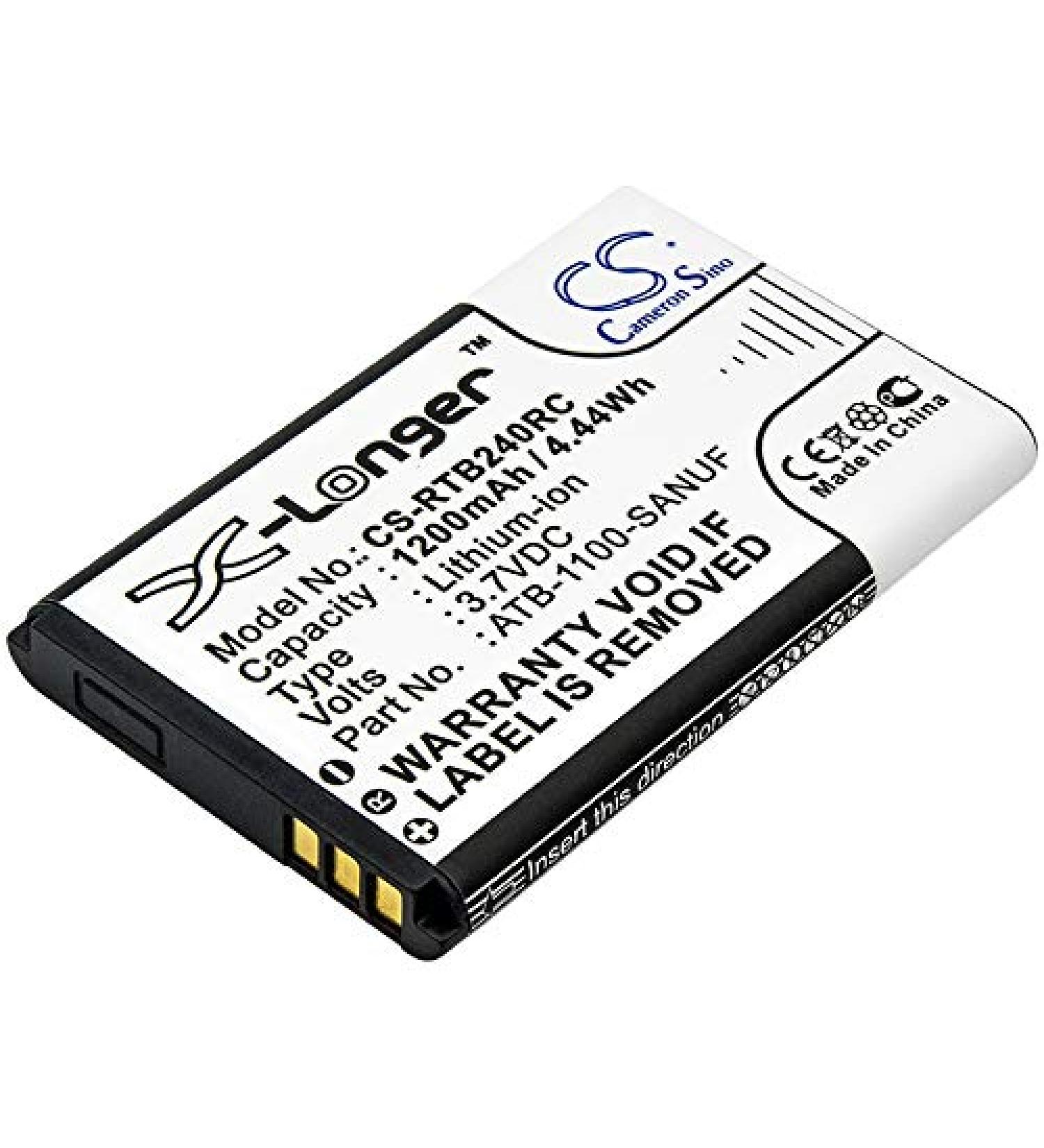 Buy 3.7V 1200mAh ATB-1100-SANUF Battery Replacement - Compatible with Pro24.z Pro24.r v2 Pro24.i Pro24.r | International Shipping Available - Buy Online on GoSupps.com