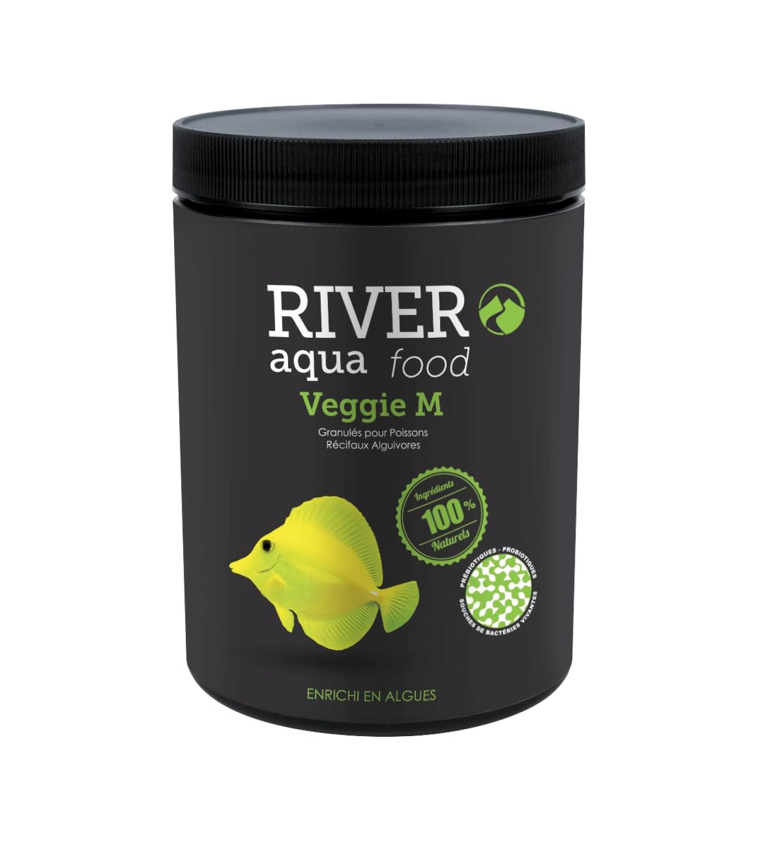 River Aqua Food Reef Veggie Pellets M 1000ml