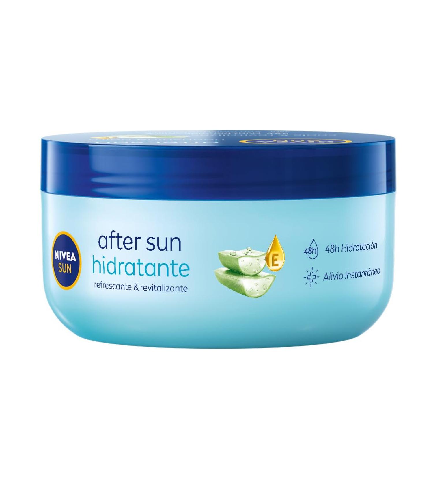 NIVEA Sun After Sun Hidratante B lsamo Nutritivo 300ml | Alivia y Revitaliza la Piel con Aloe Vera y Vitamina E - Env o Internacional - Buy Online on GoSupps.com