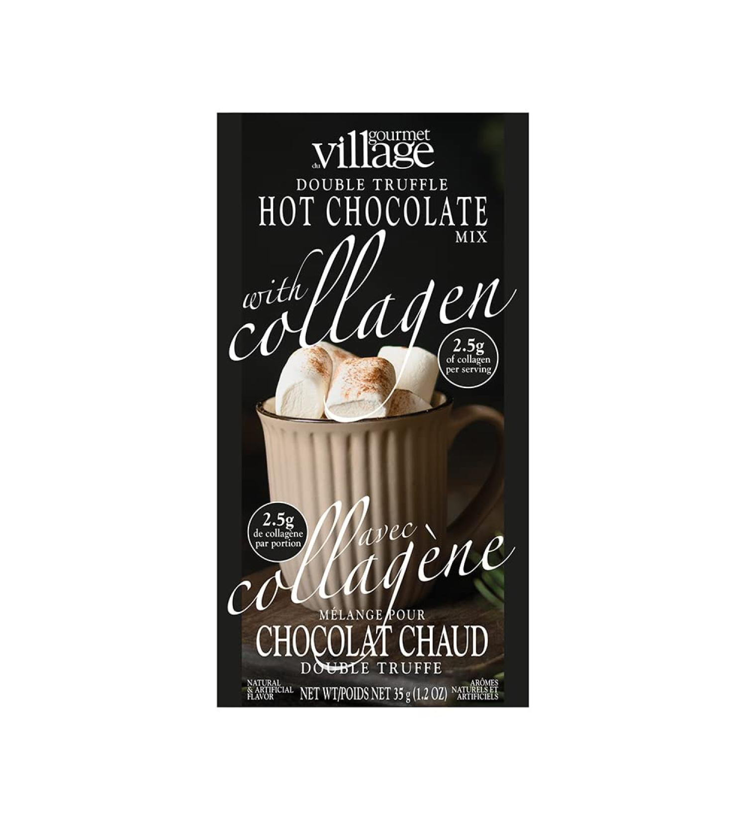 Gourmet du Village Hot Chocolate with Collagen - Buy Online on GoSupps.com