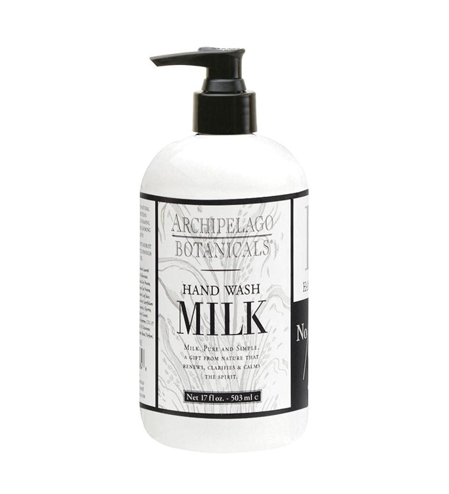 Archipelago Botanicals Milk Hand Wash - Gentle Daily Soap | Cleanse and Hydrate (17 fl oz) - Buy Online on GoSupps.com
