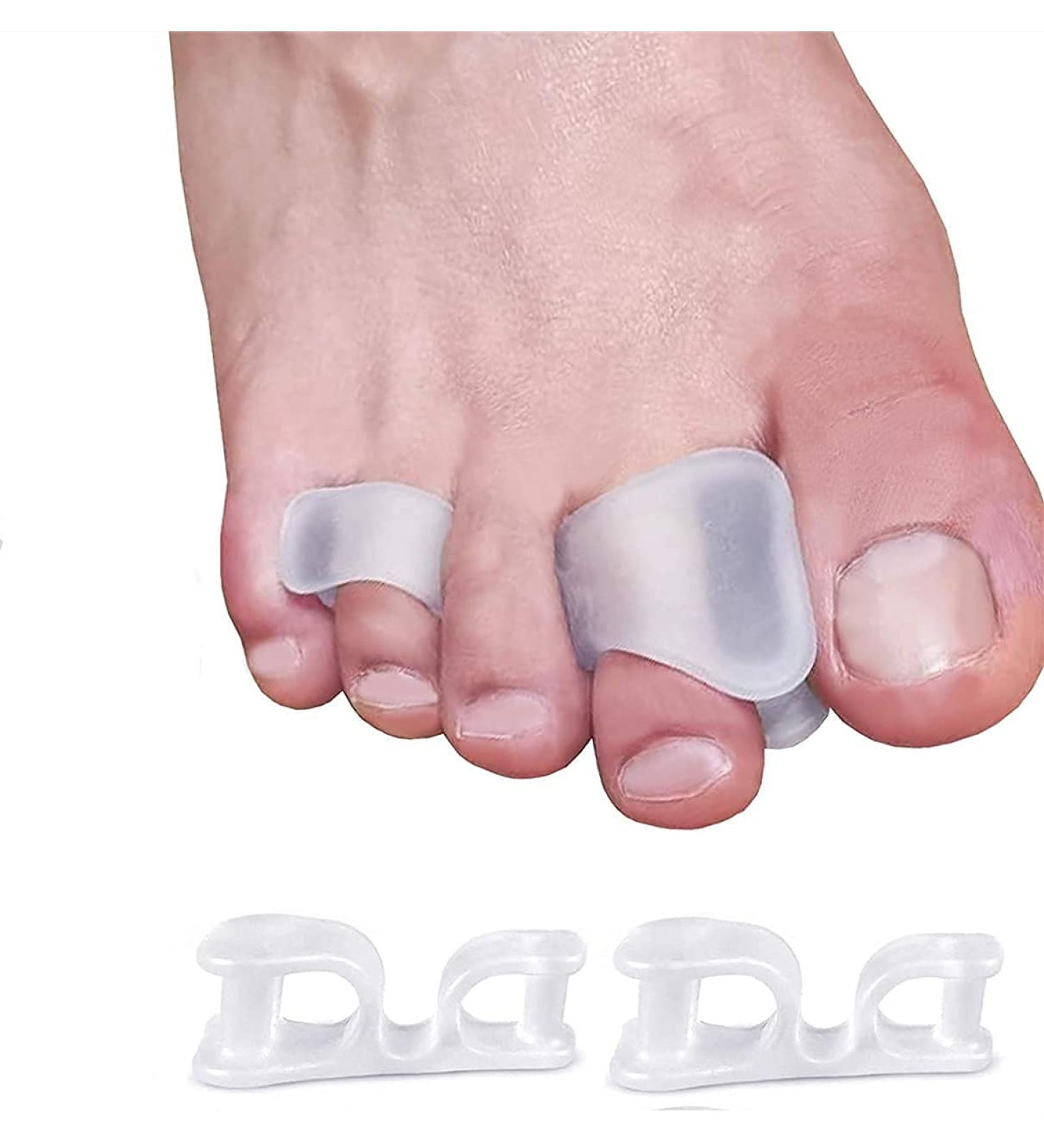 Gel Toe Separators 4-Pack | Correct Hammer Toes & Overlapping Toes | Pain Relief for Men & Women - Buy Online on GoSupps.com