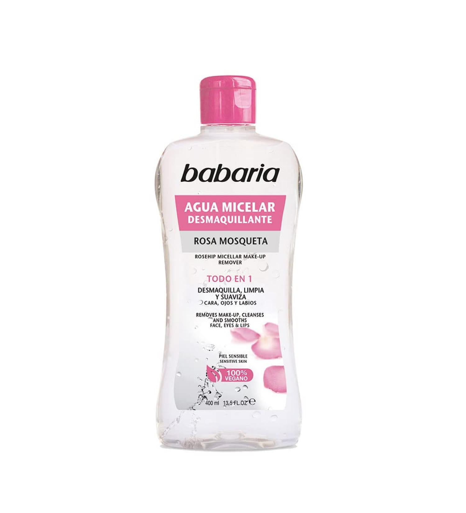 Babaria Smooth micellar water with pink mosqueta oil - 400 ml