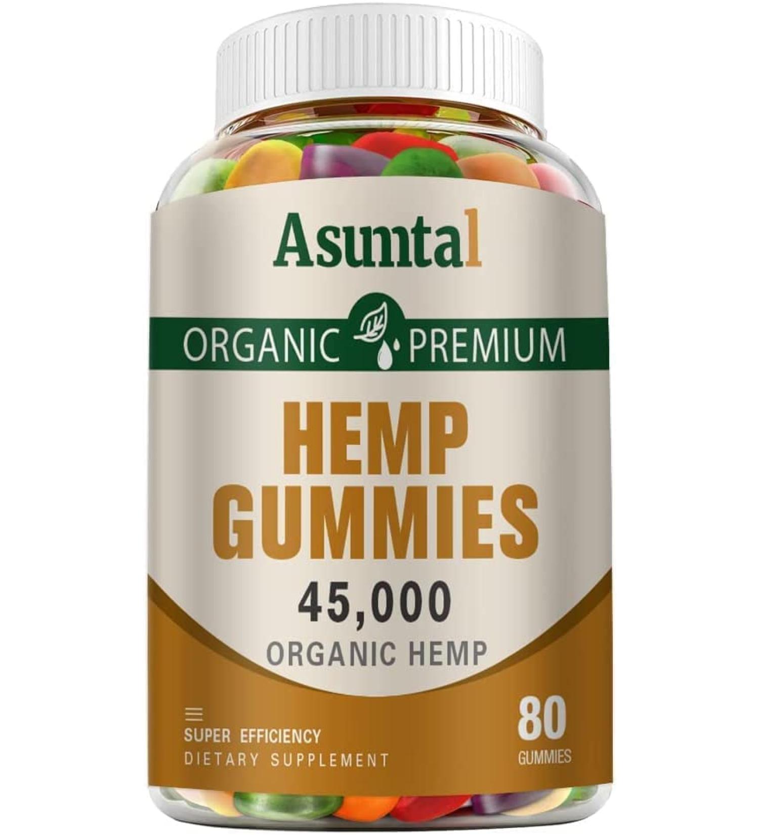 Extra Strength Natural Hemp Gummies for Adults - High Potency CBD - Low Sugar, Zero THC - Best CBD Gummy Option - Buy Online on GoSupps.com