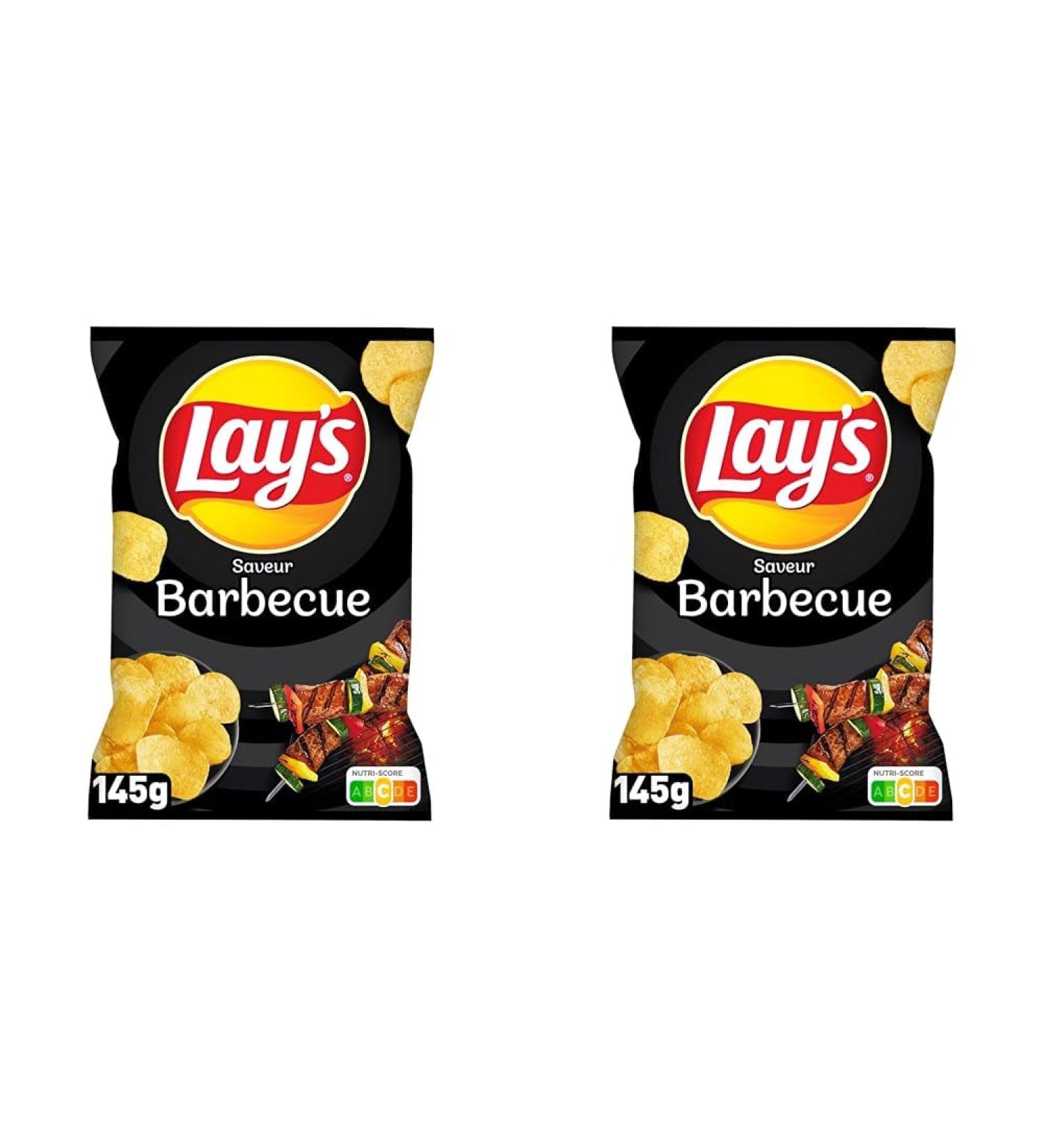 Lay's Saveur Barbecue 145 g (Lot de 2) - Buy Online on GoSupps.com