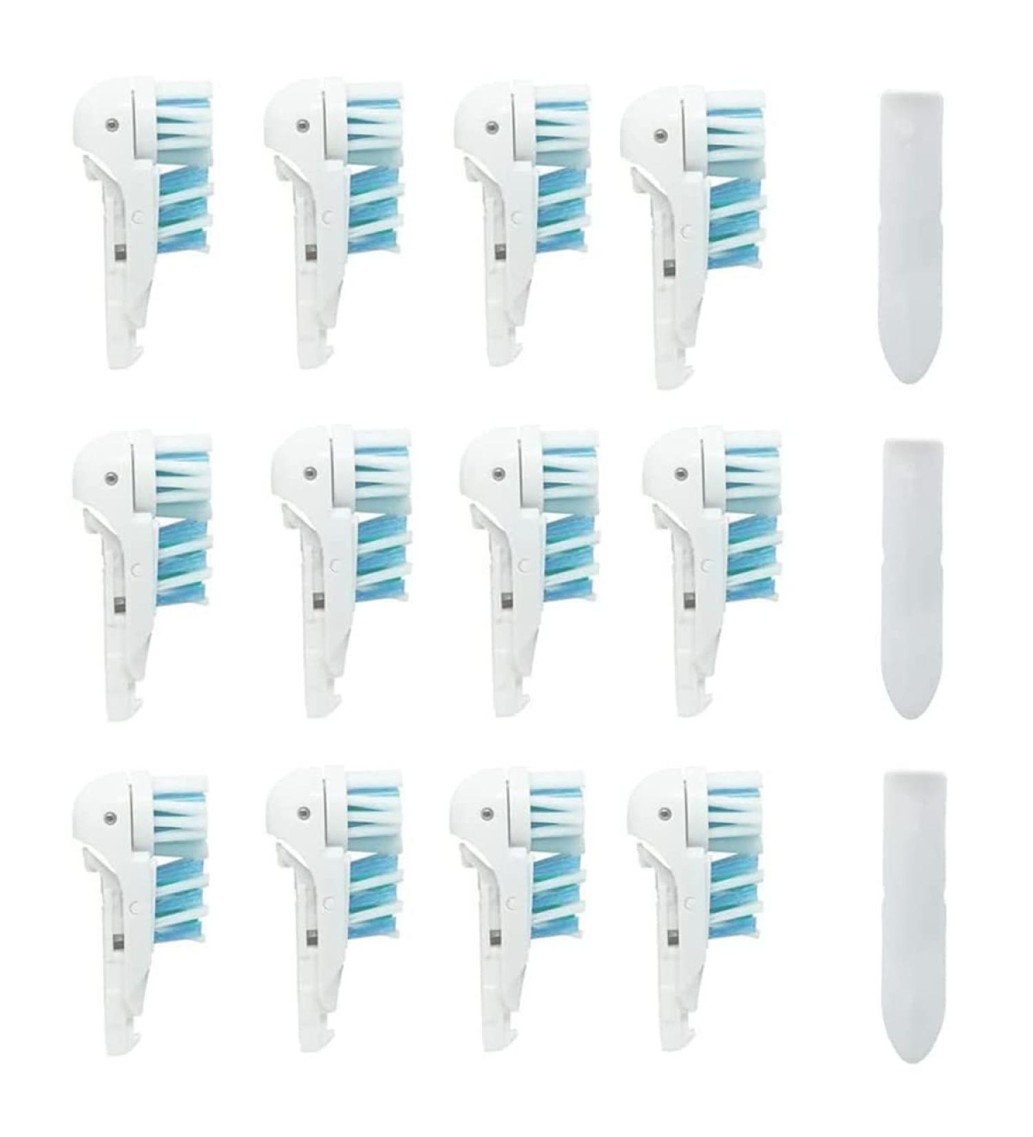 Sensitive Replacement Toothbrush Heads for Oral-B Cross Action Power | Refill Compatible with 3733 & 4732 | Clean Rotating Powerhead & Crisscross Bristles - White - Buy Online on GoSupps.com